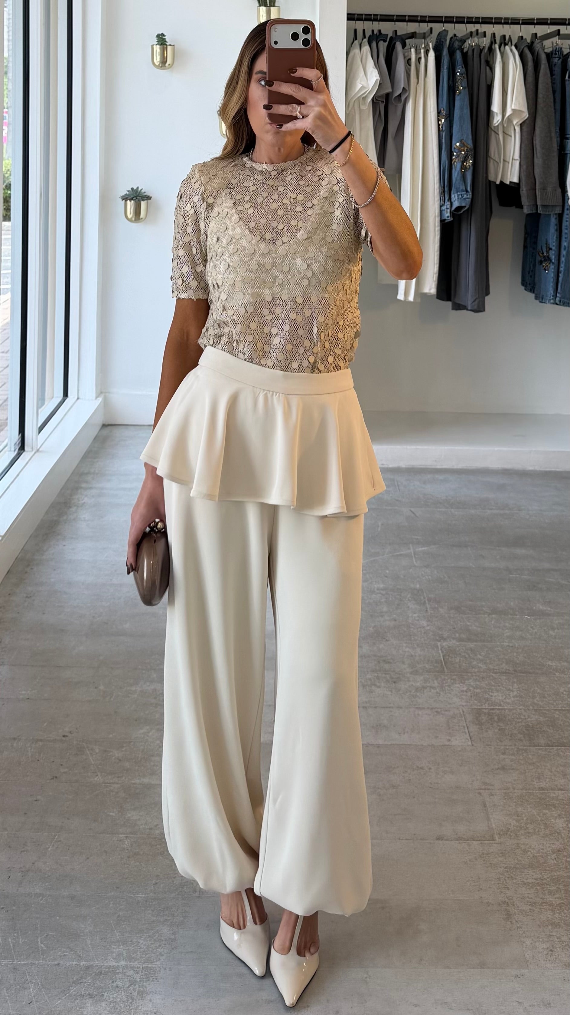 THE PEPLUM TROUSERS