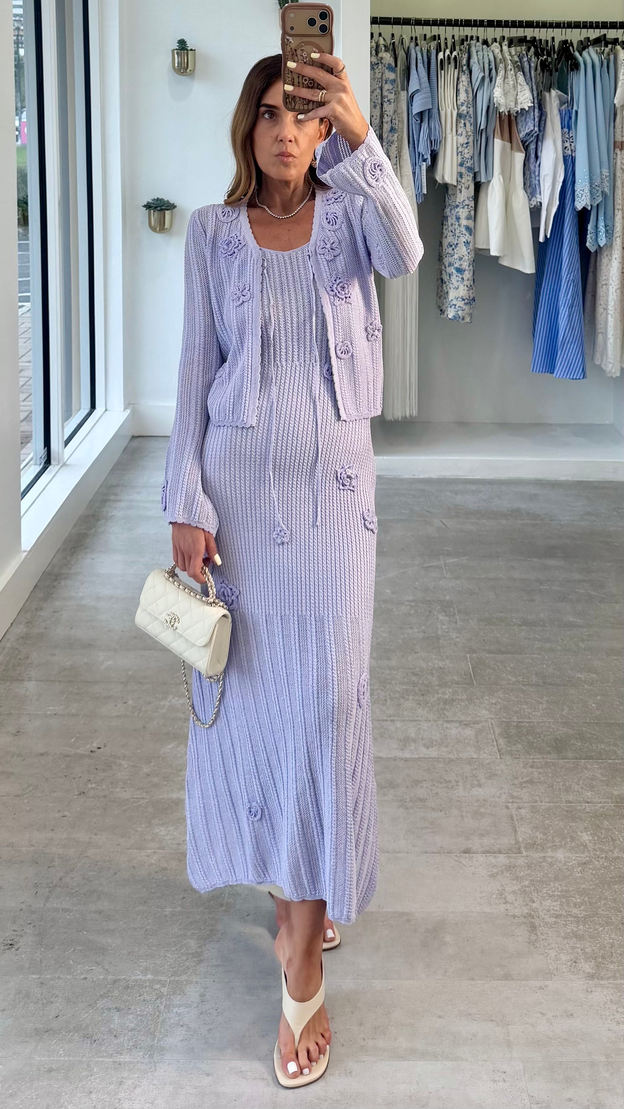 LAVENDER APPLIQUÉ SET