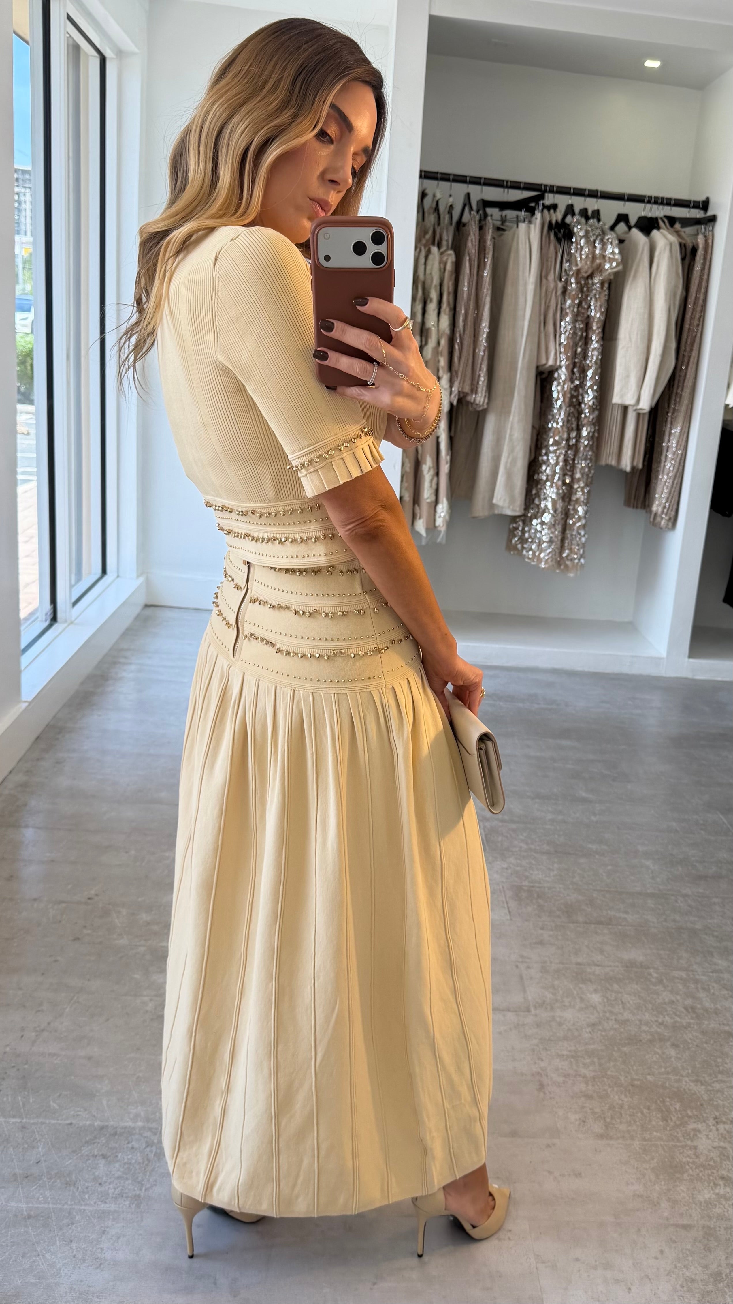 IVORY FLIRT STUDDED SET
