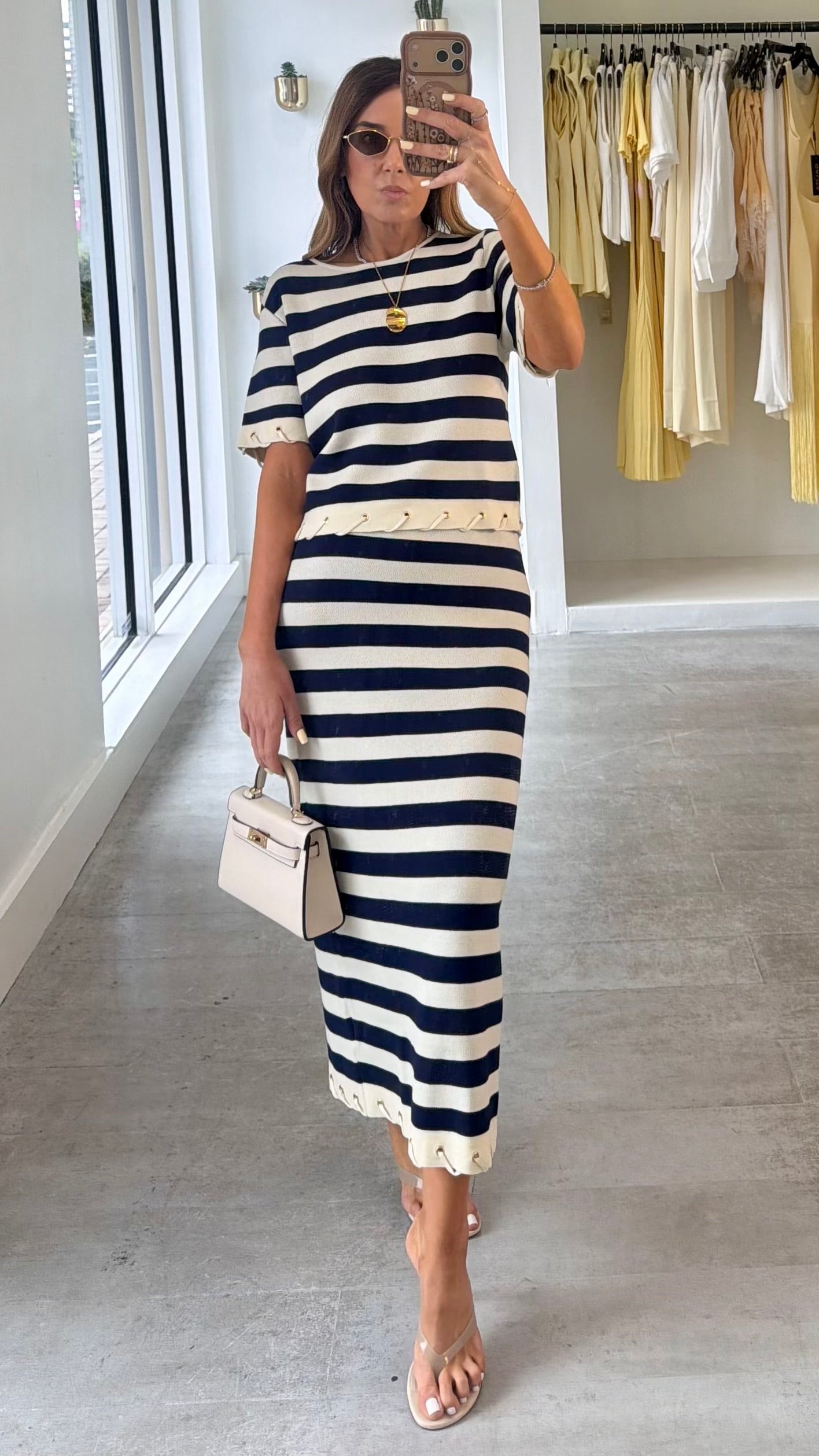 ROPE KNIT SKIRT SET