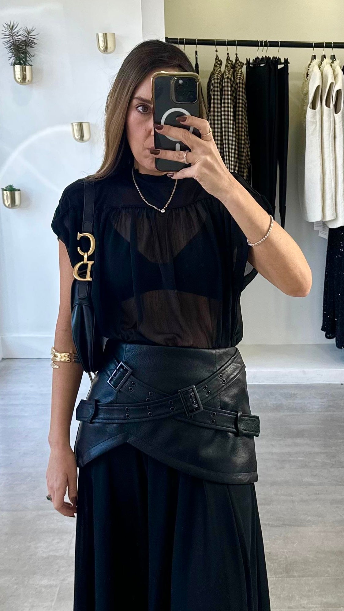 MIDNIGHT SHEER MUSE TOP