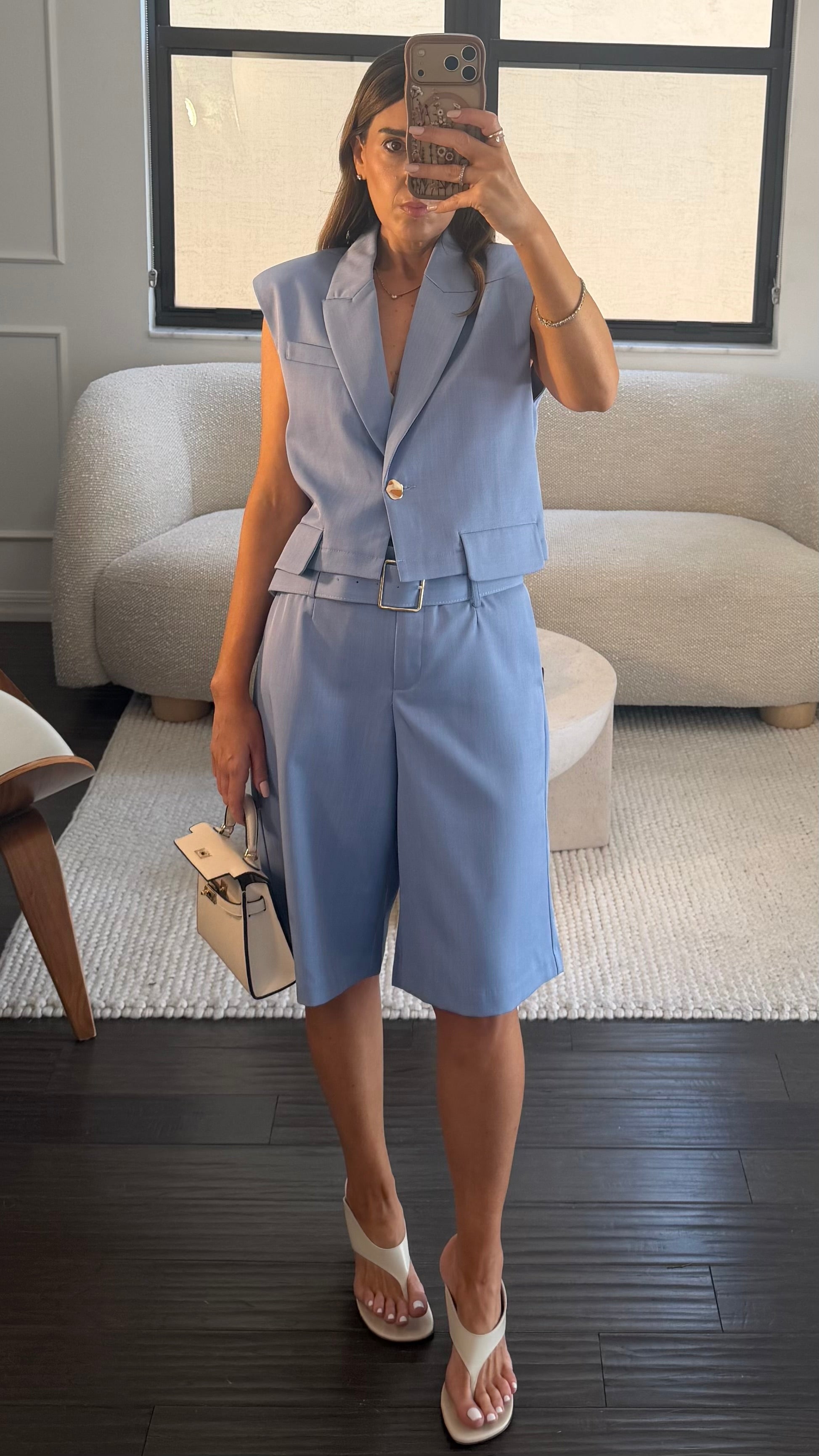 SKY TAILORED VEST SET