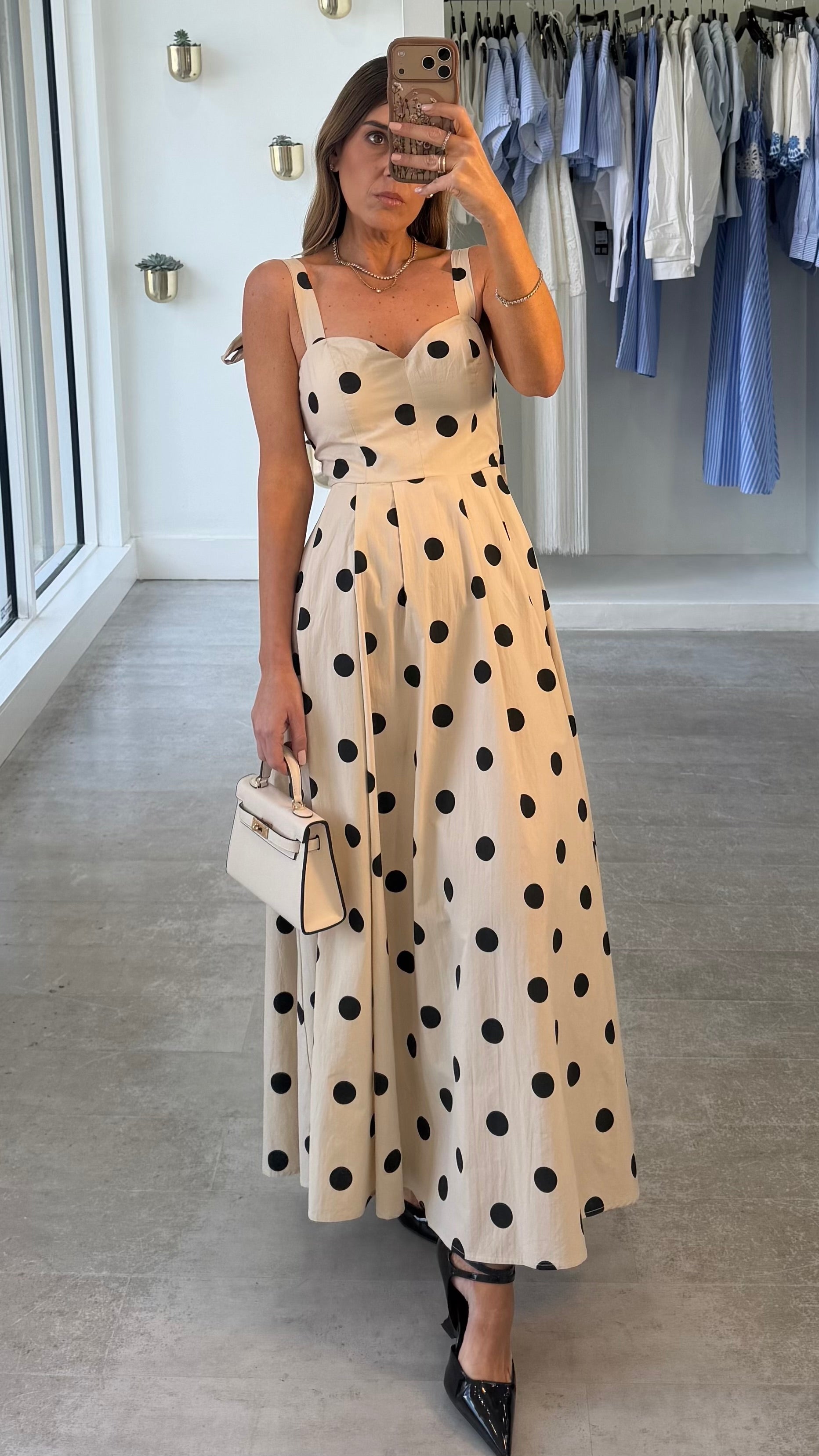 POLKA CORSET DRESS