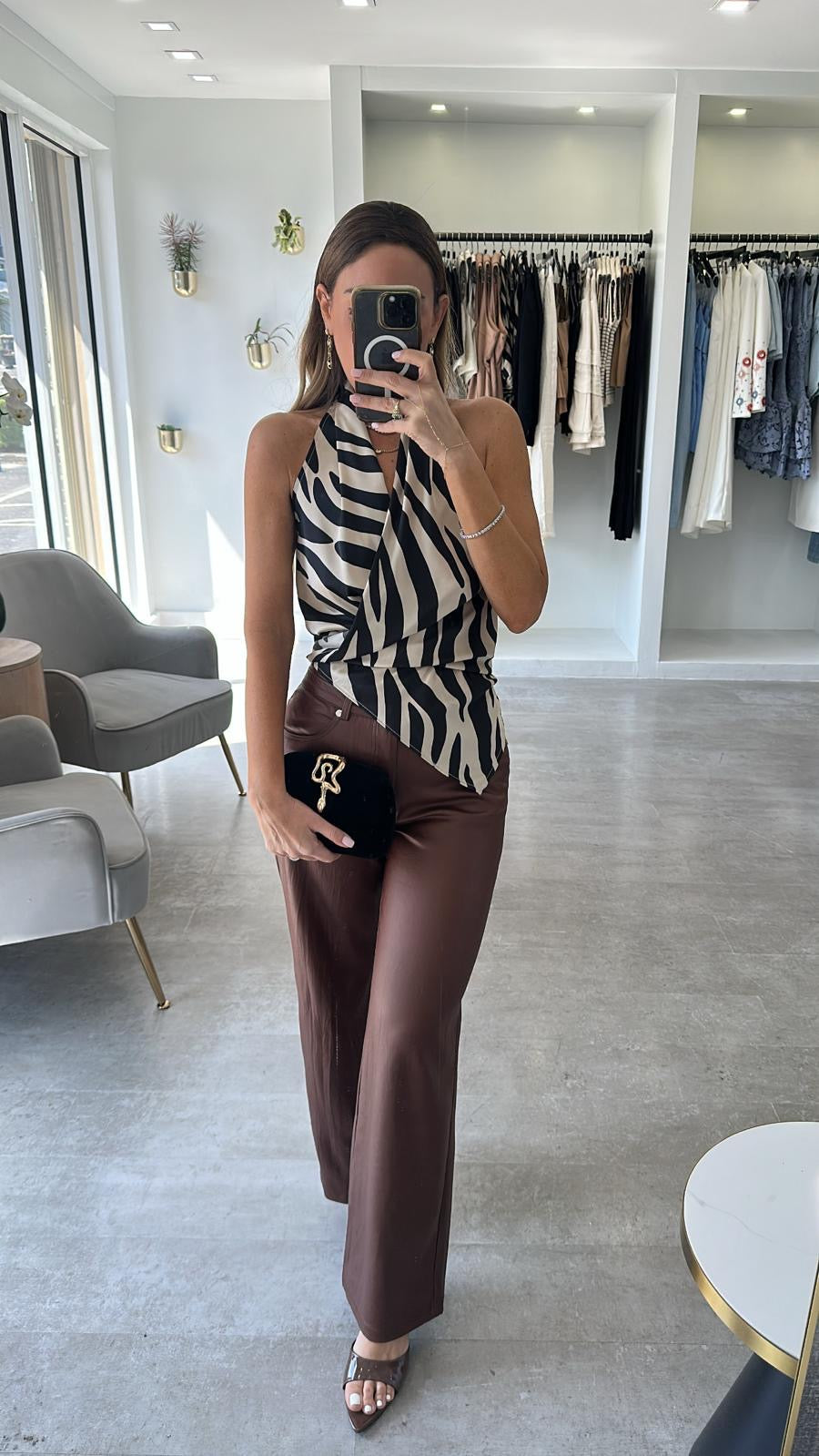 SAVANNA DRAPE TOP
