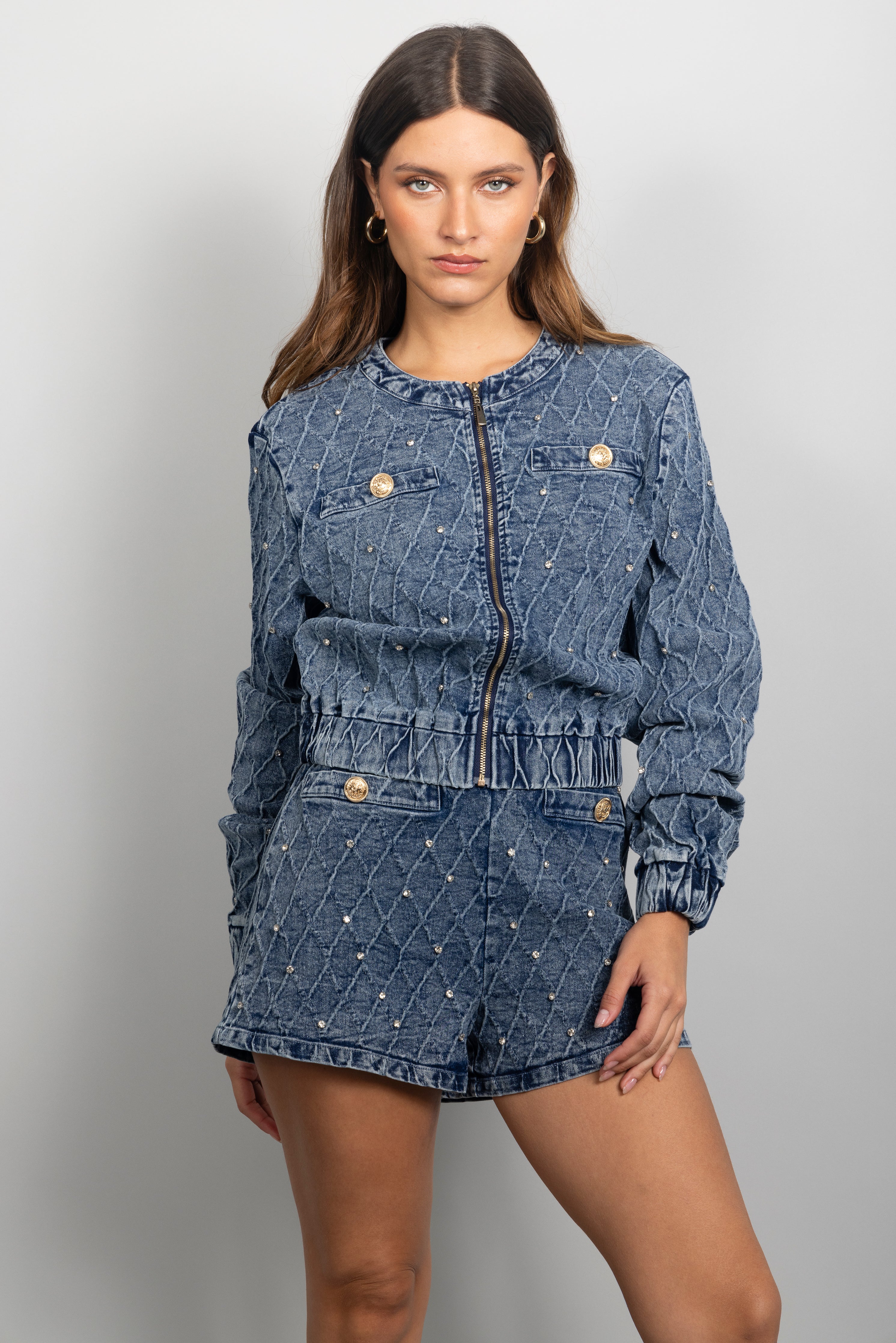 DENIM CRYSTAL SET