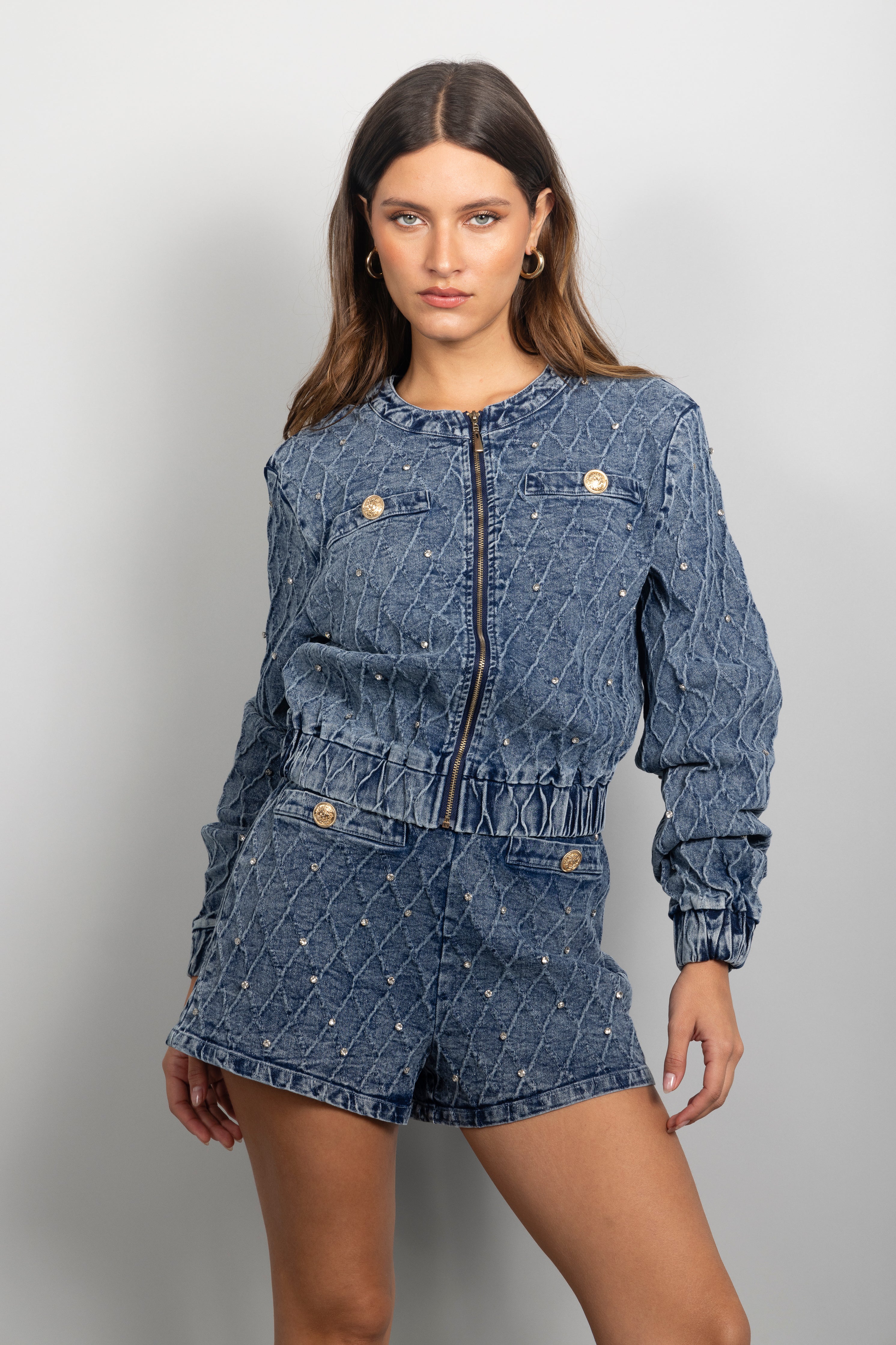 DENIM CRYSTAL SET