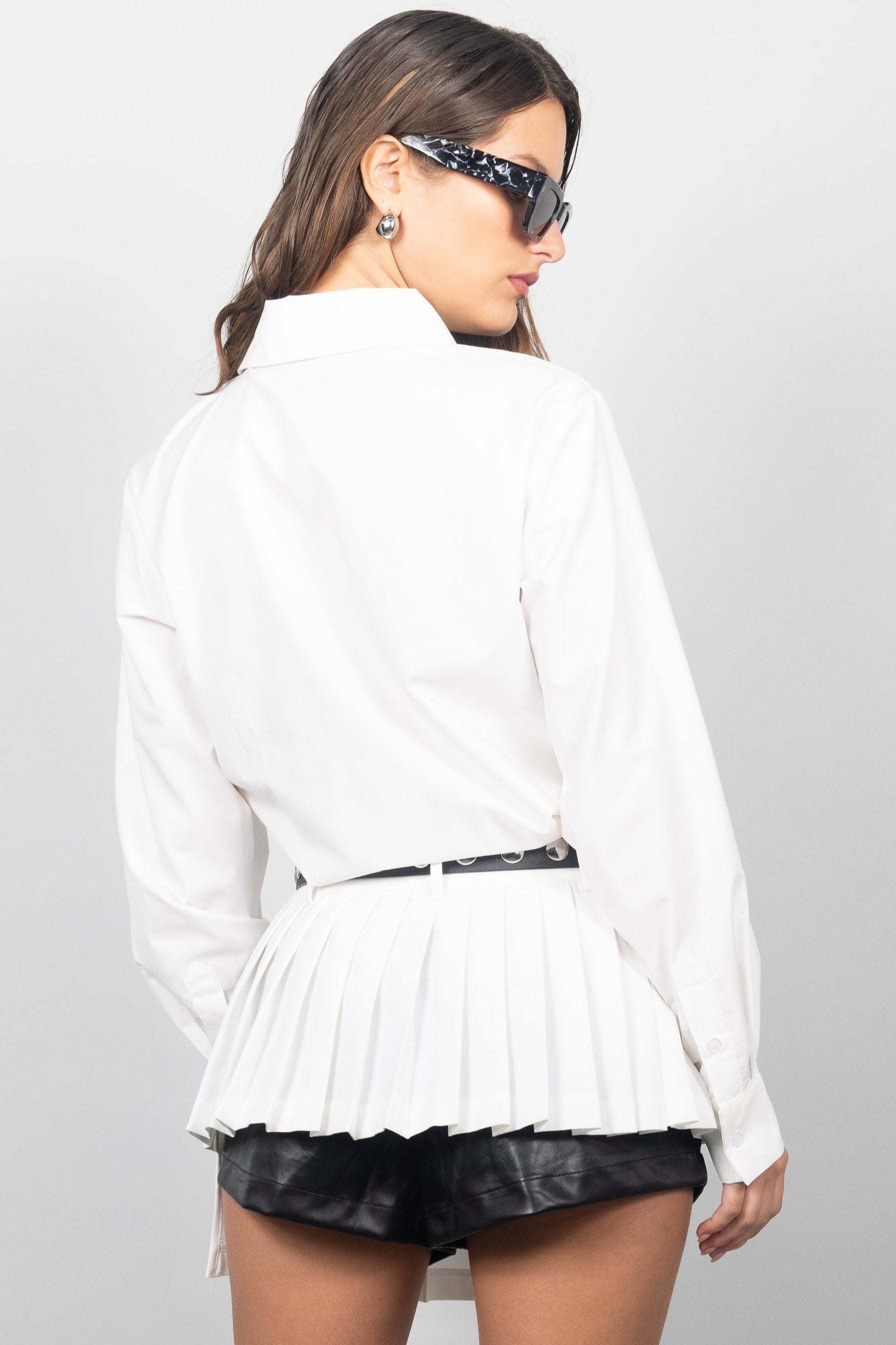 PURE PLEAT BLOUSE