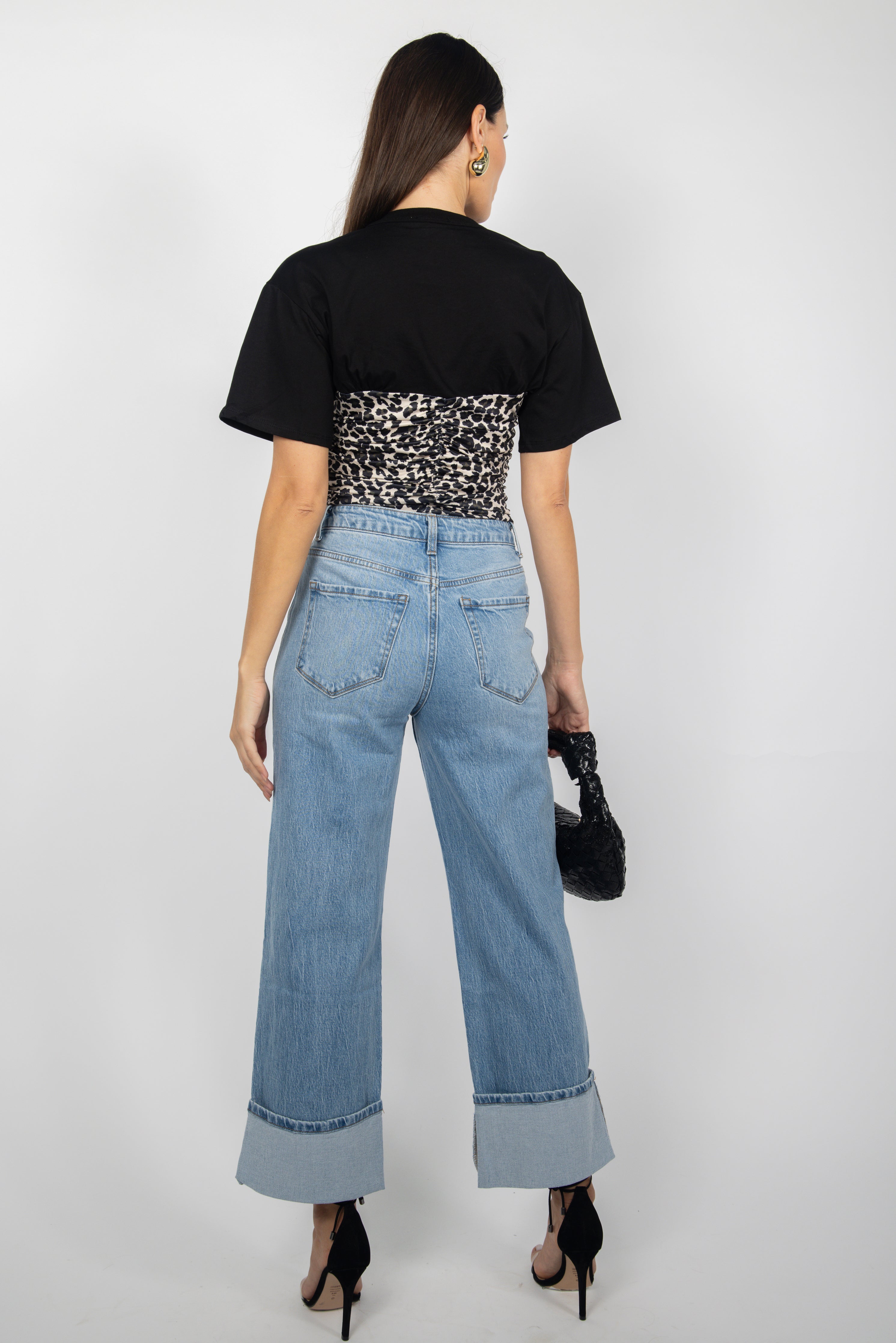 LEOPARD CROPPED TOP