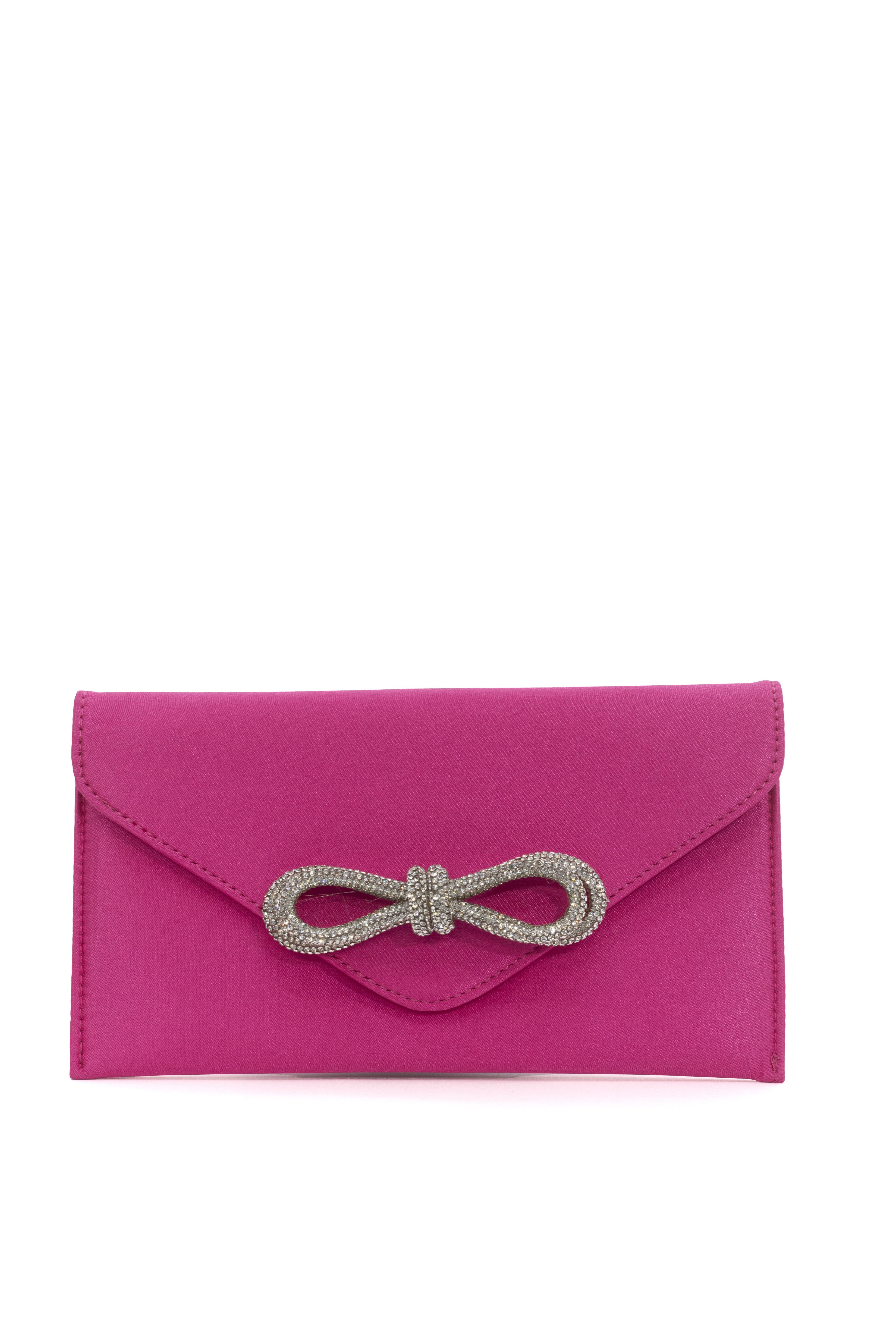 PINK BOW CLUTCH