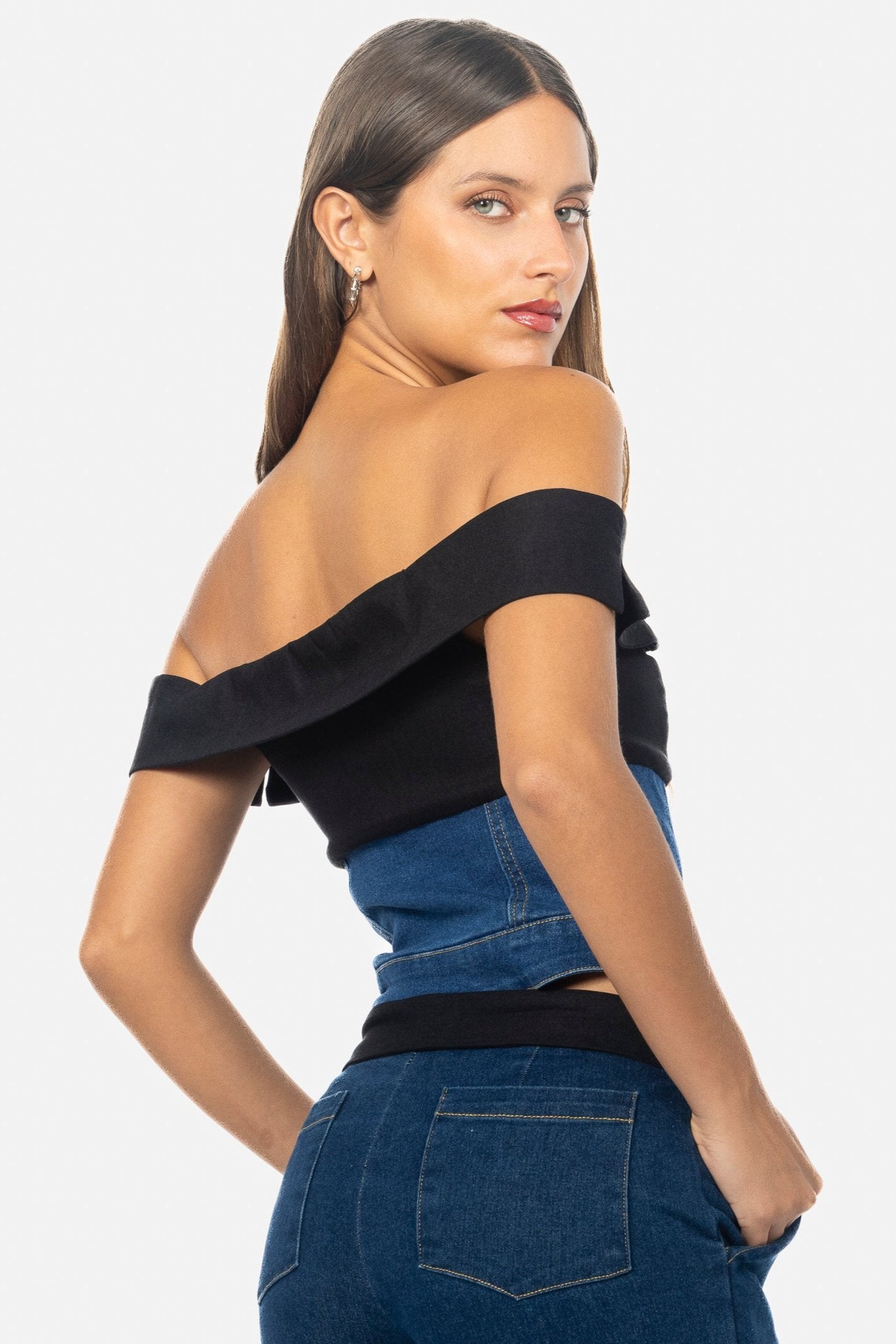 DUO DENIM TOP