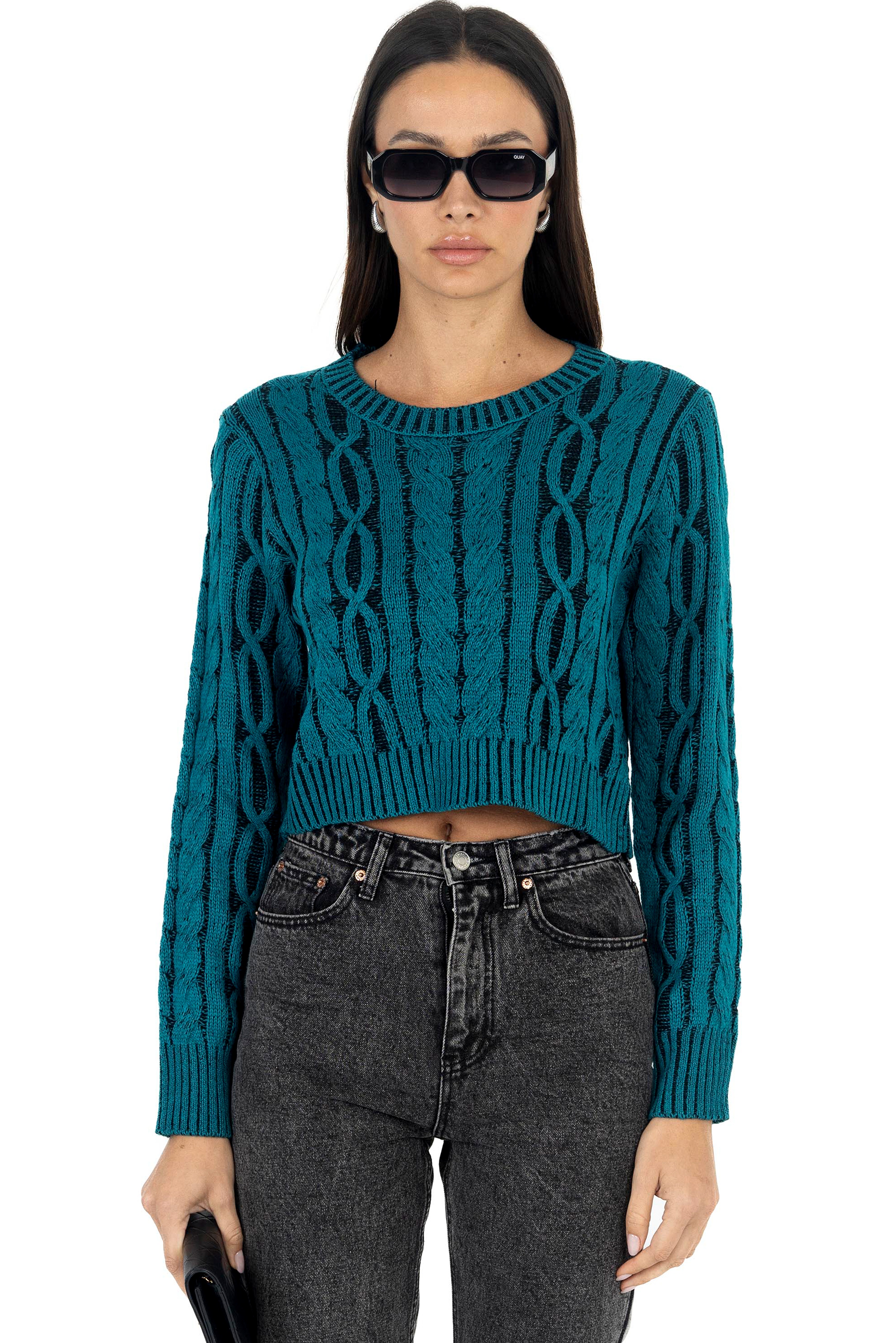 TEAL COZY SWEATER