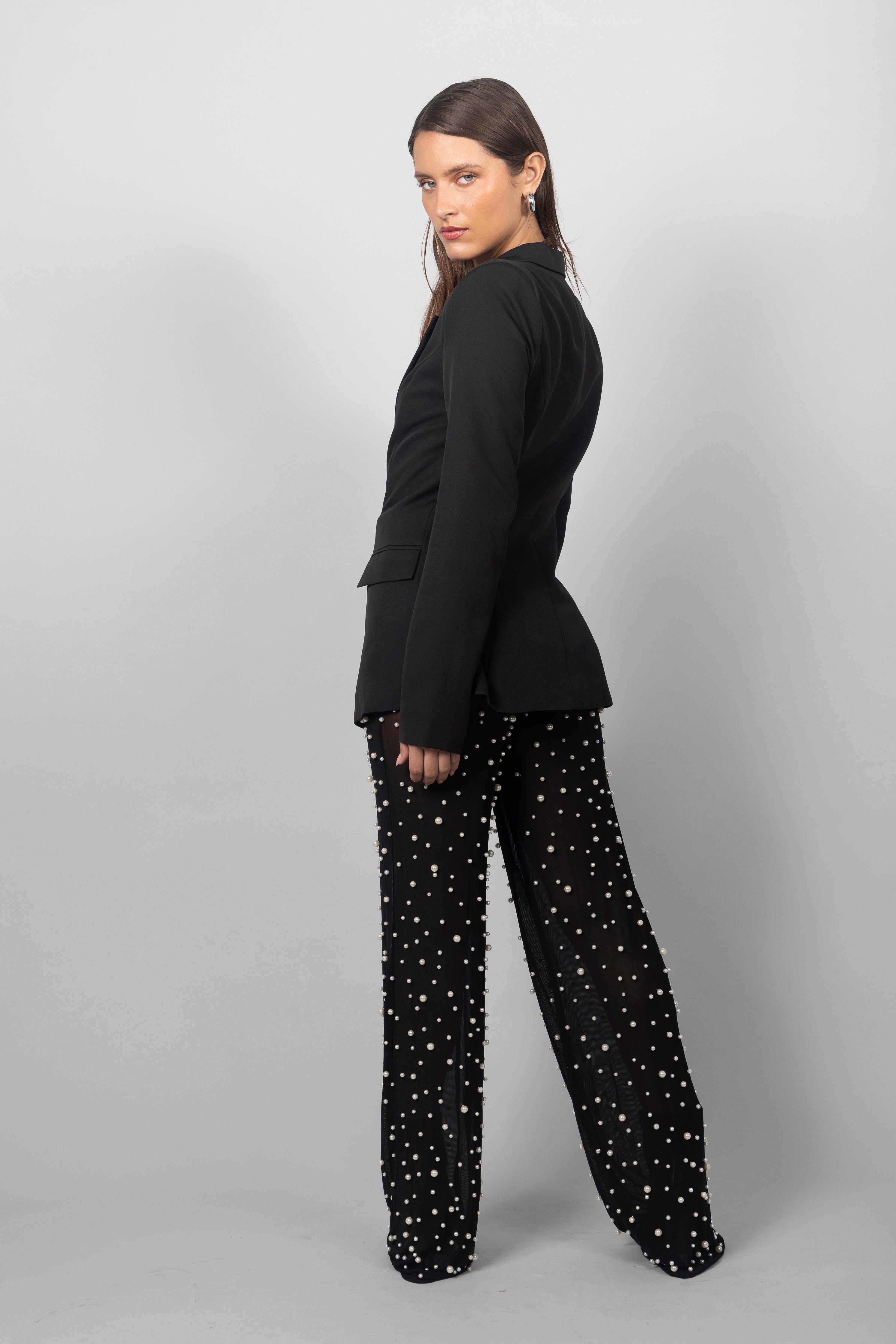 PEARL EMBELLISHED PANT SET