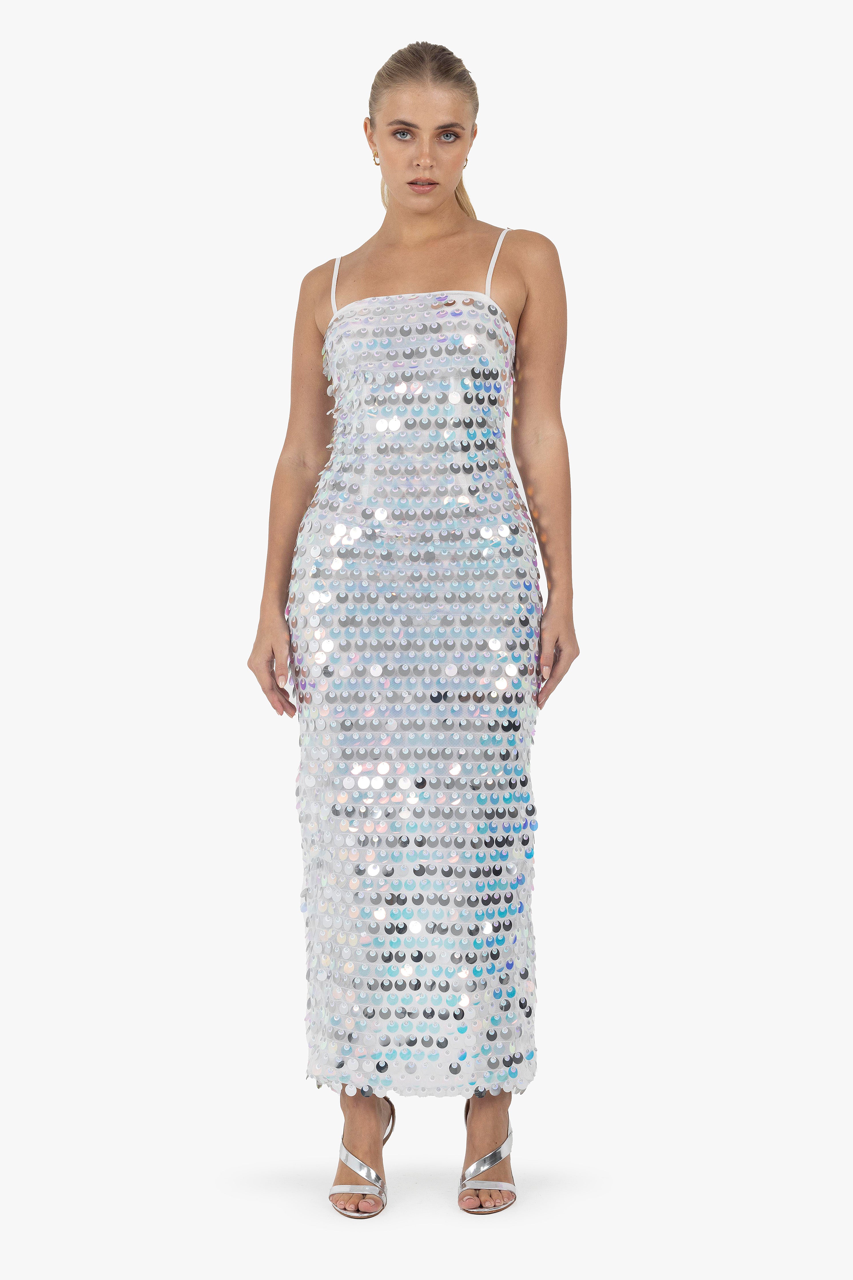 MERMAID-SEQUINS DRESS - S T Y L E B Y G G 