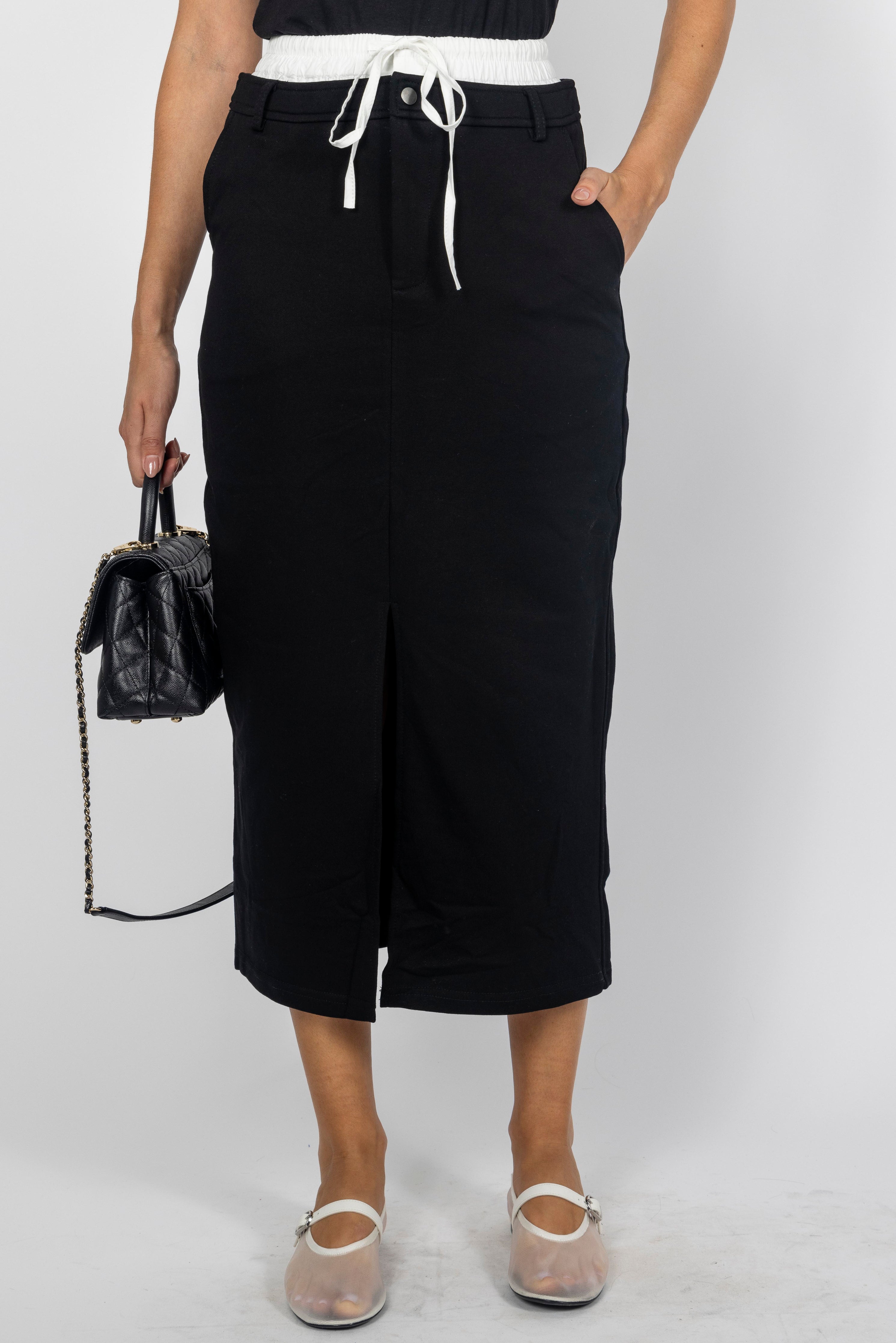 BLACK ALODIE SKIRT