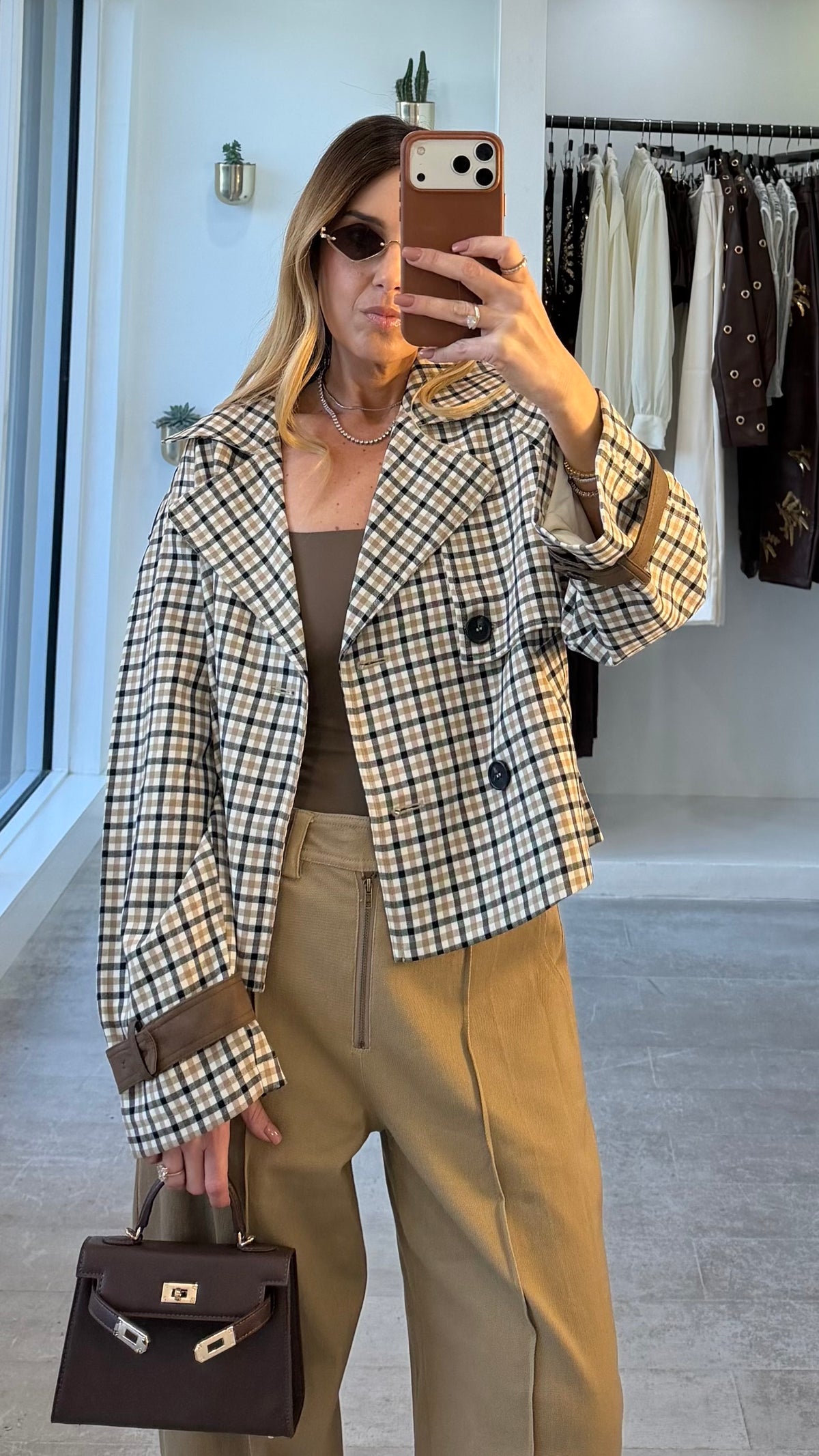 OFF DUTY CHECK JACKET