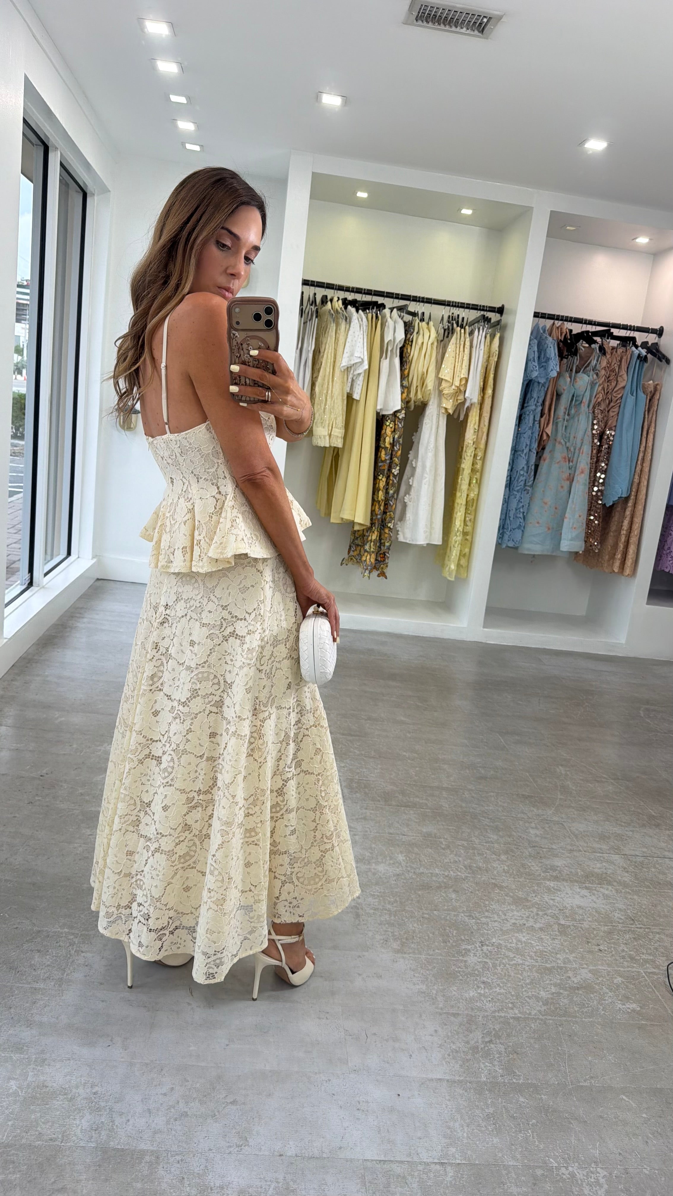 IVORY HEIRLOOM SKIRT SET