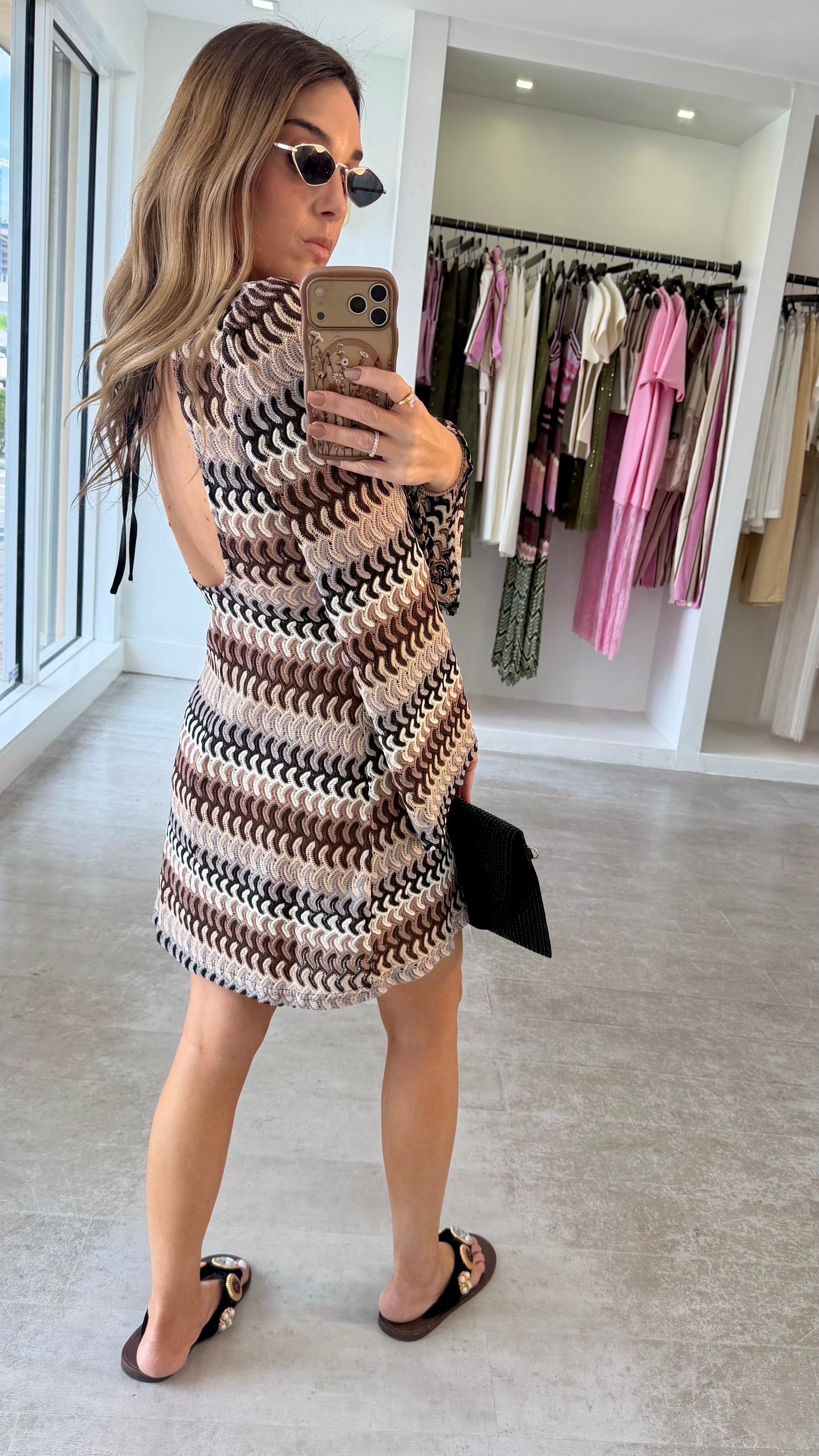 NEUTRA ZIGZAG DRESS