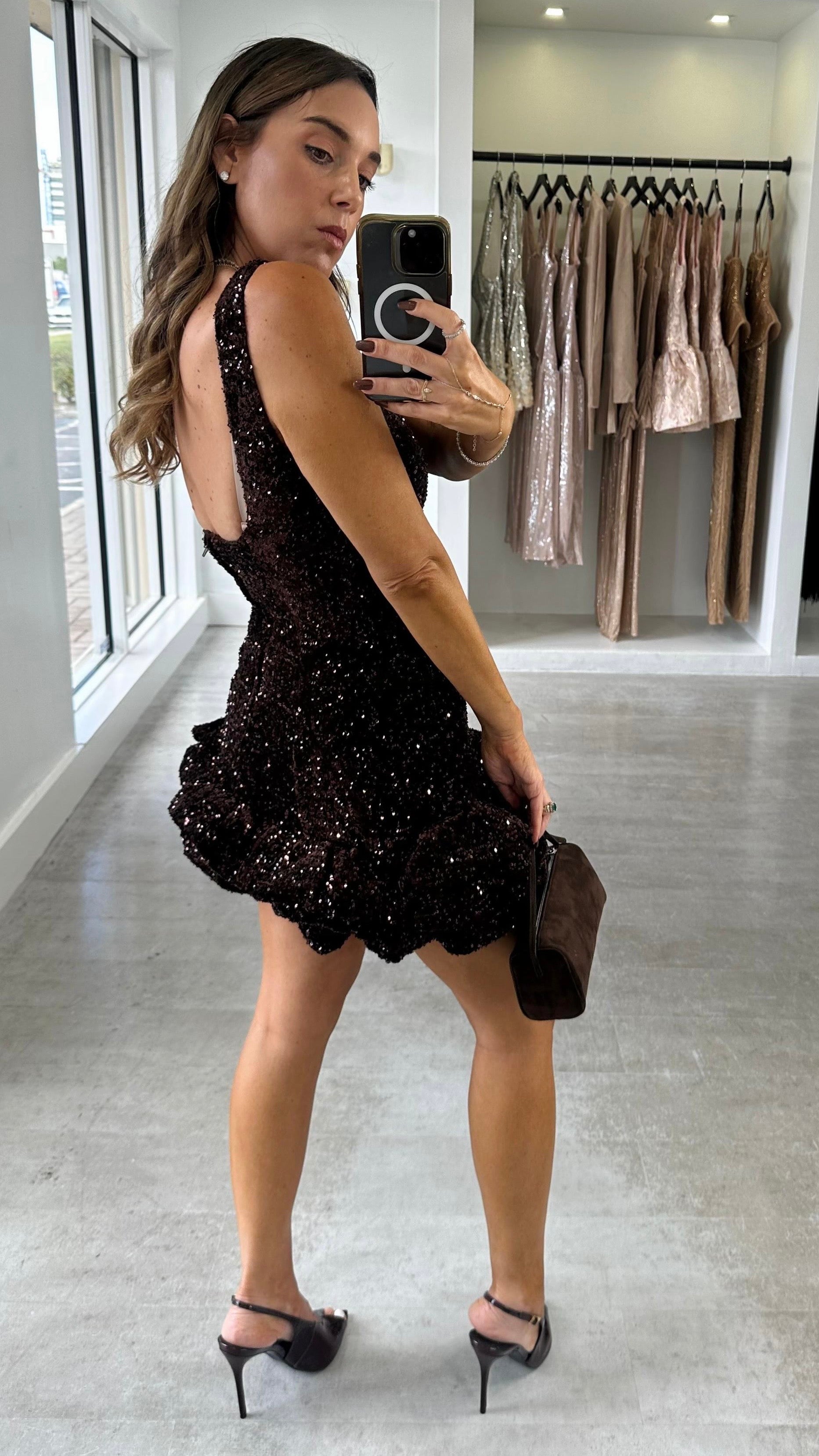 COCOA STARDUST DRESS