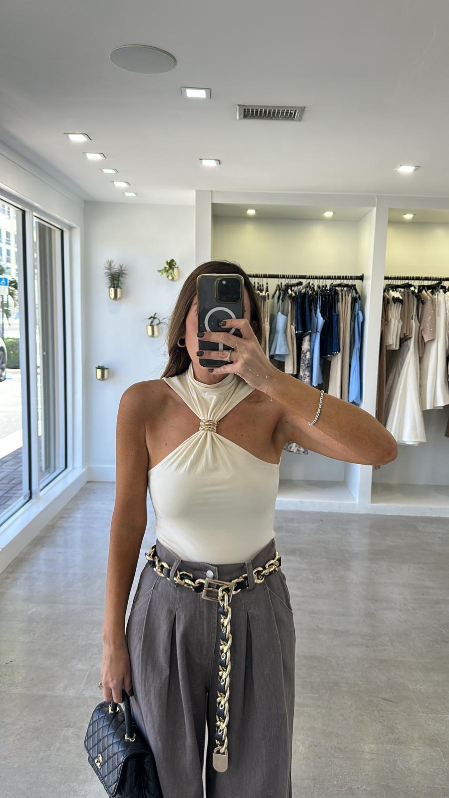HALTER GOLD TOP