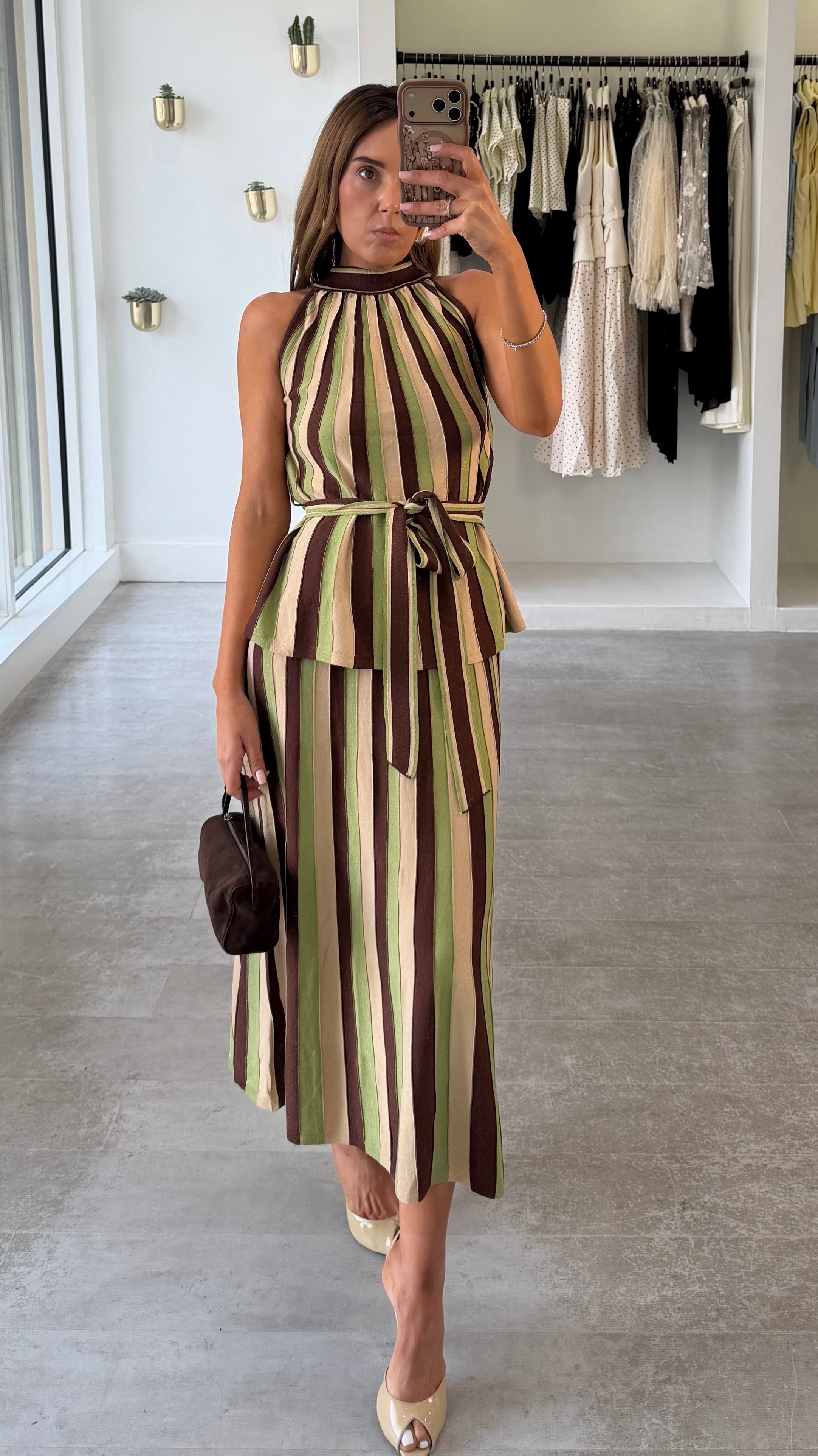 RETRO VERDE SKIRT SET