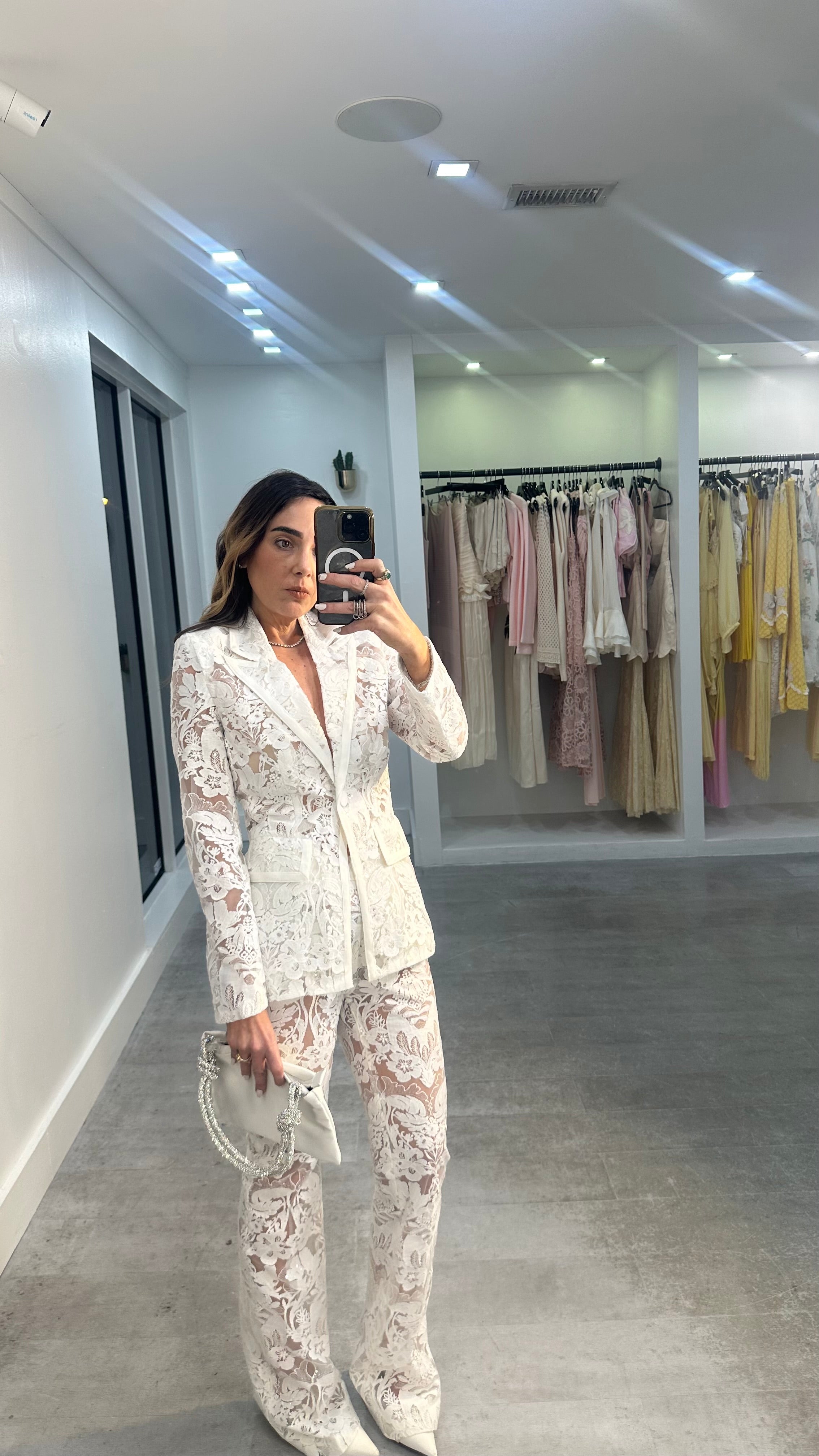 SHEER SHINE BLAZER SET