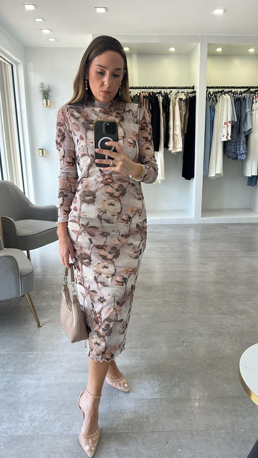 DESERT BLOOM MIDI DRESS