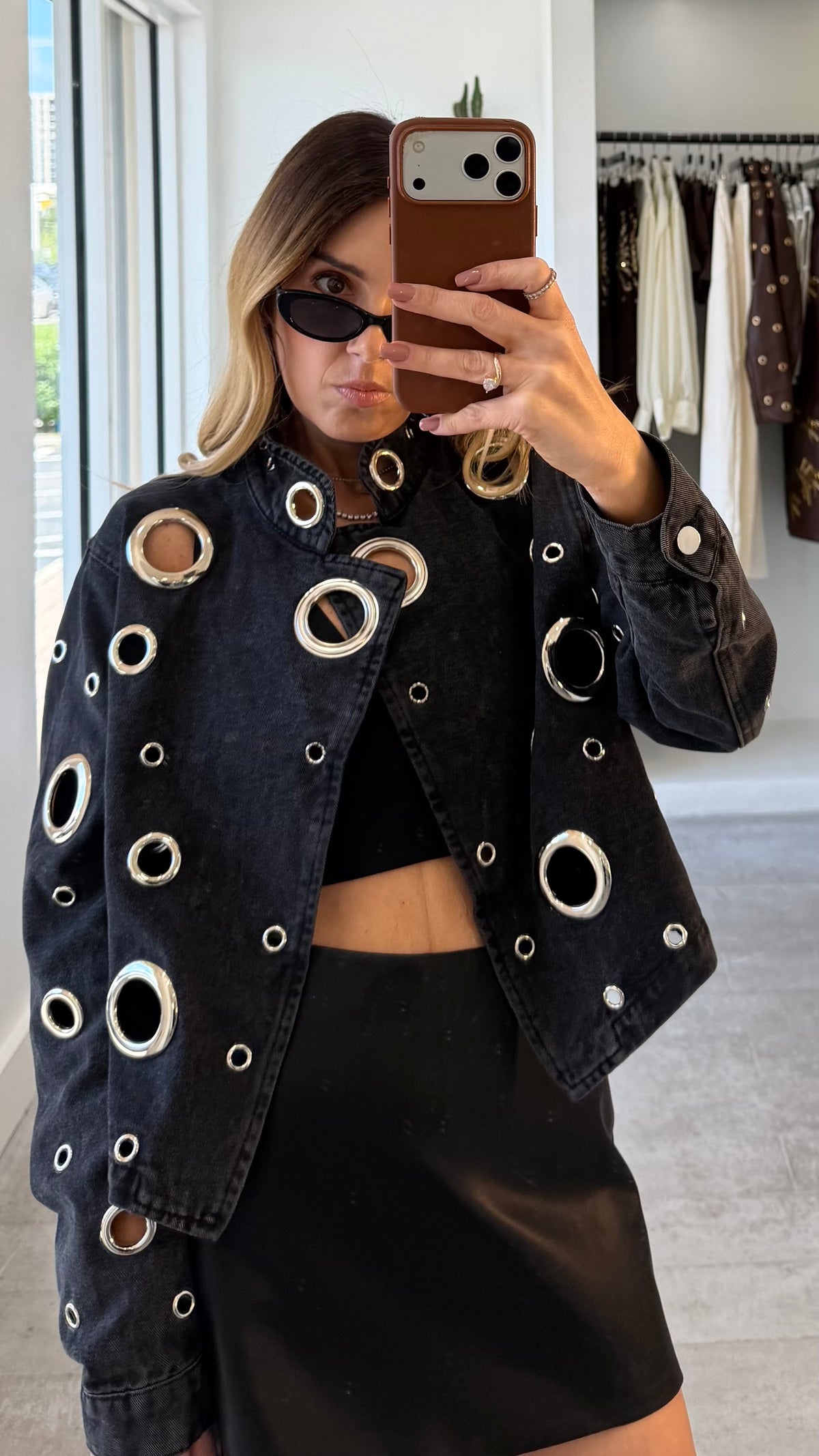 NOIR SILVER ARO JACKET