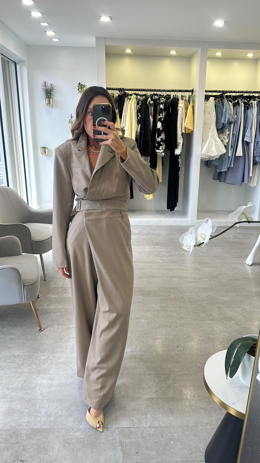 STONE STRUCTURED SET