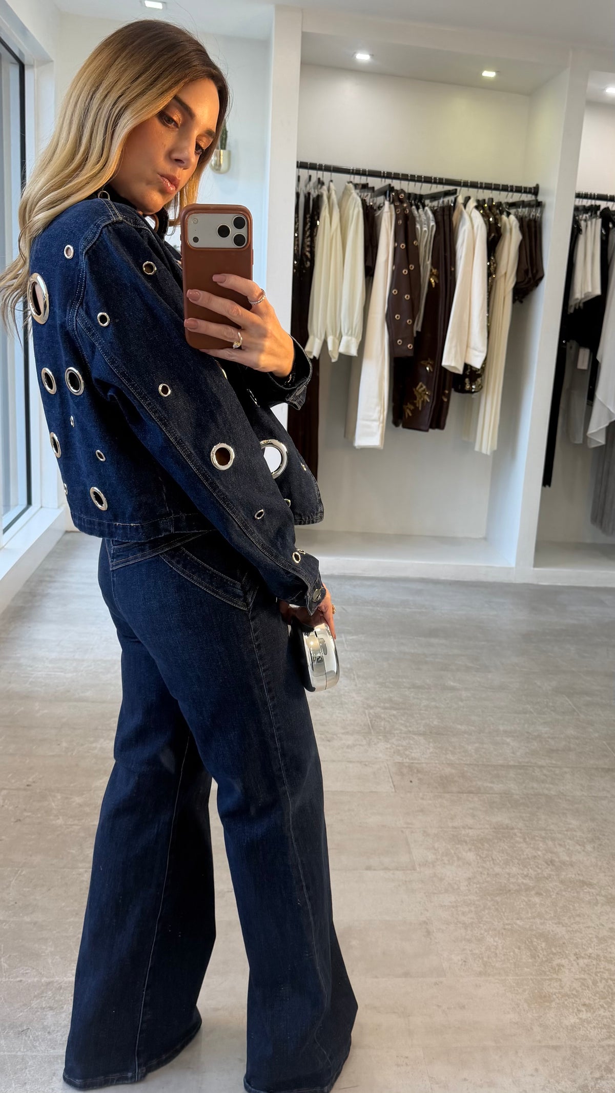 DENIM SILVER ARO JACKET