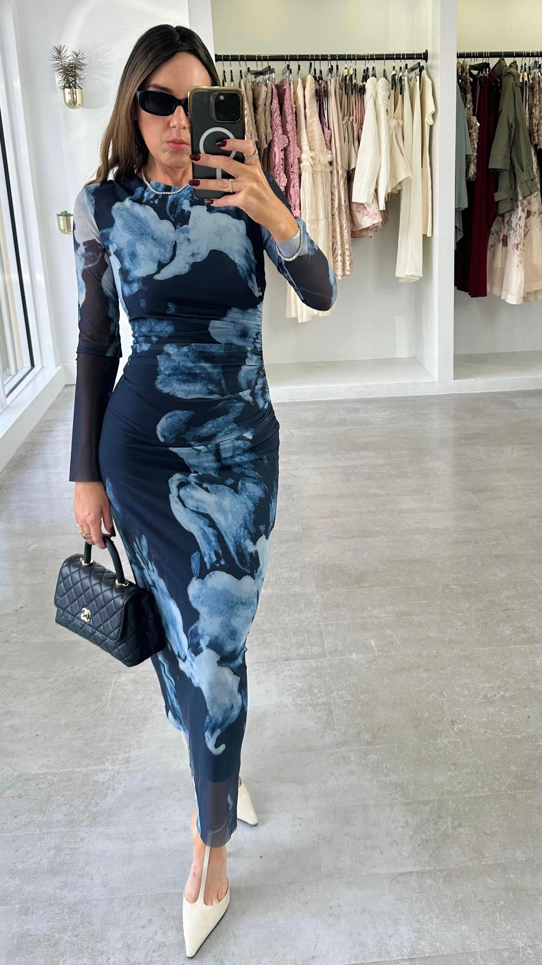 MIDNIGHT GARDEN DRESS