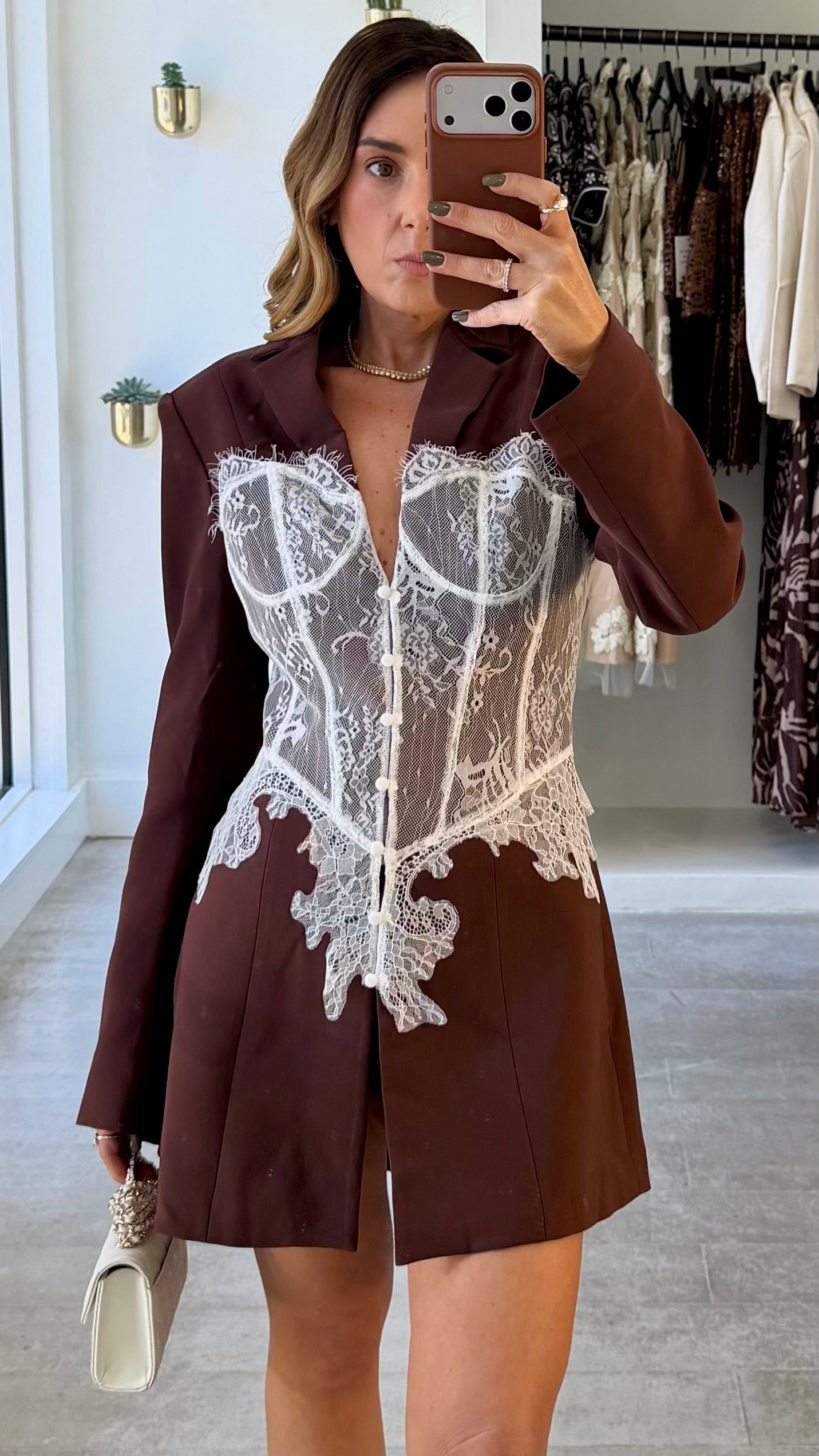 BROWNSUGAR BLAZER ROMPER
