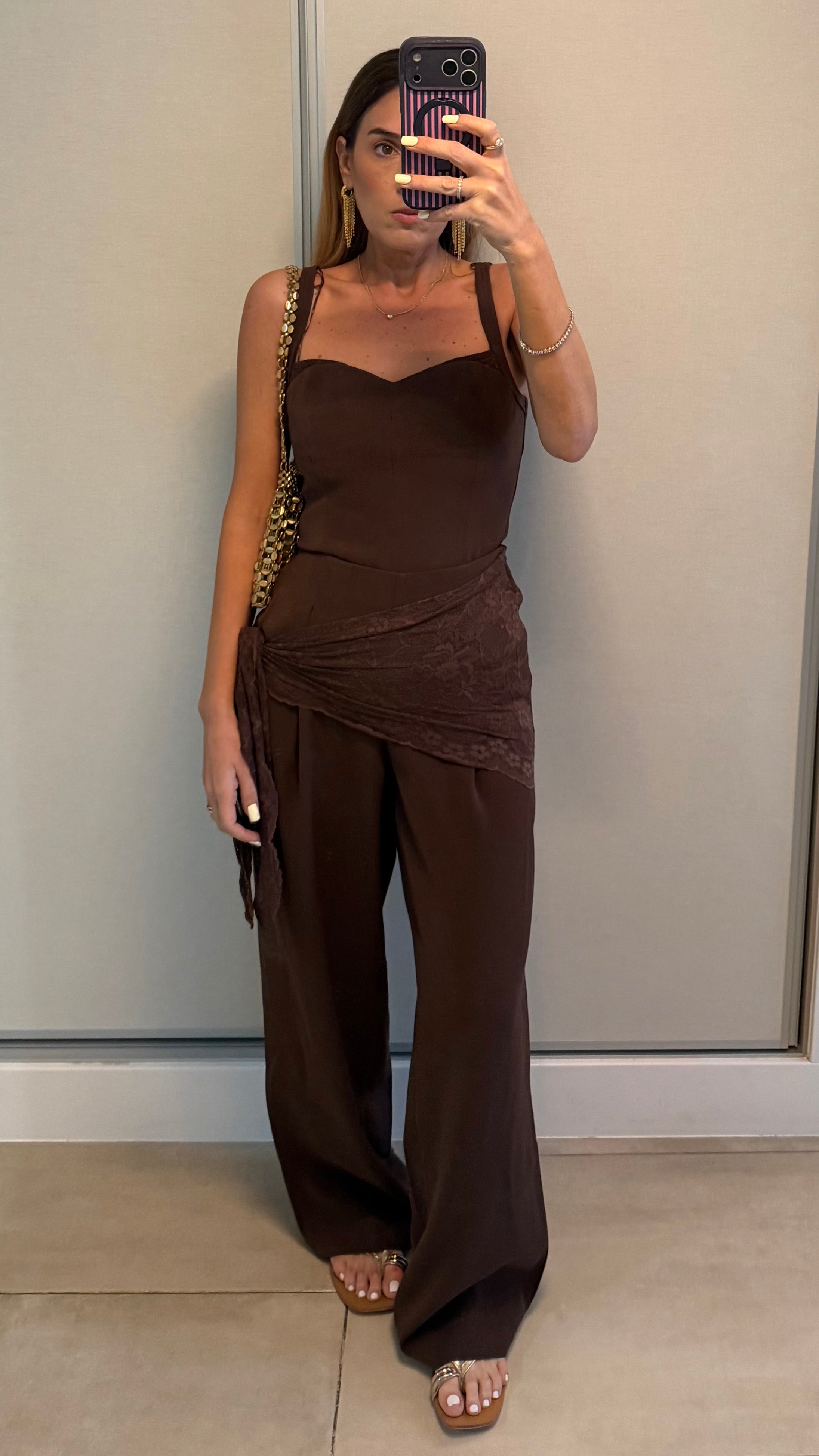 BROWN BANDANA SET