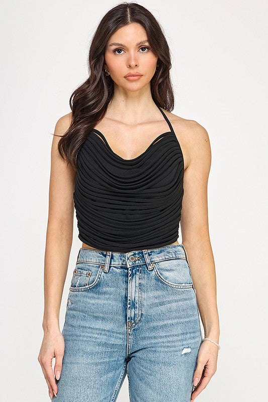 NIGHTOUT FRINGE TOP