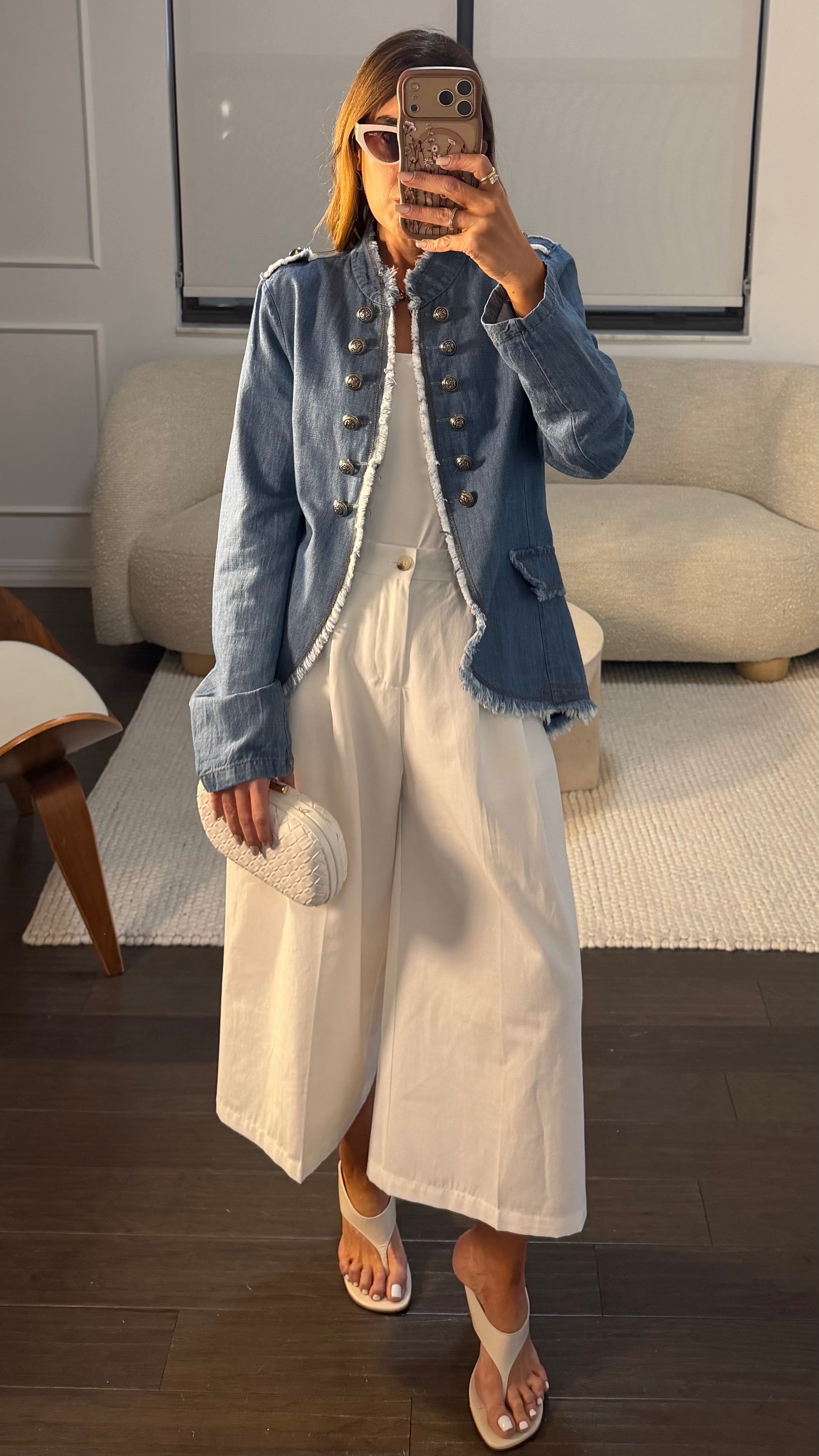 RAW EDGE DENIM JACKET
