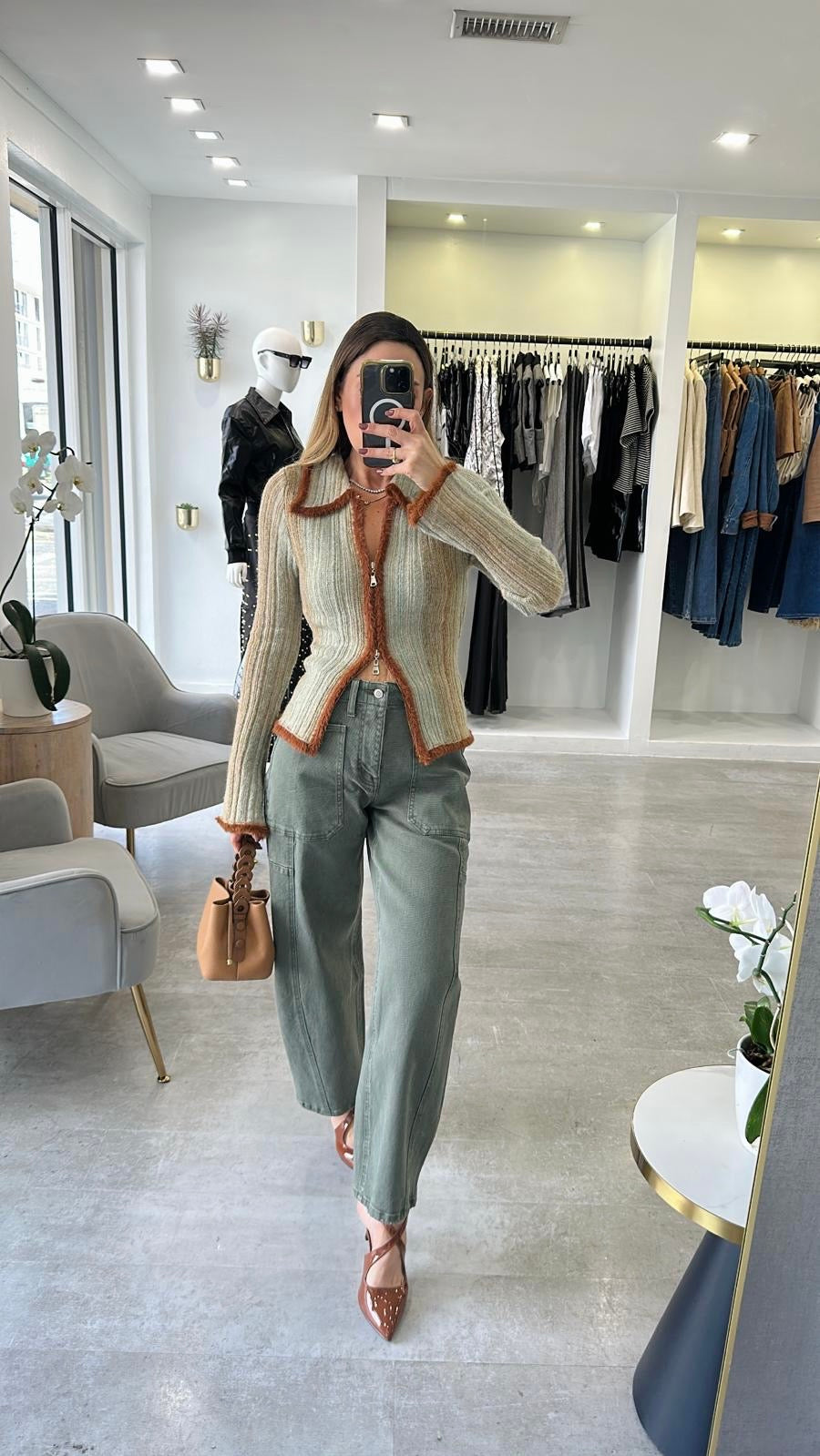THE SAGE OLIVE DENIM