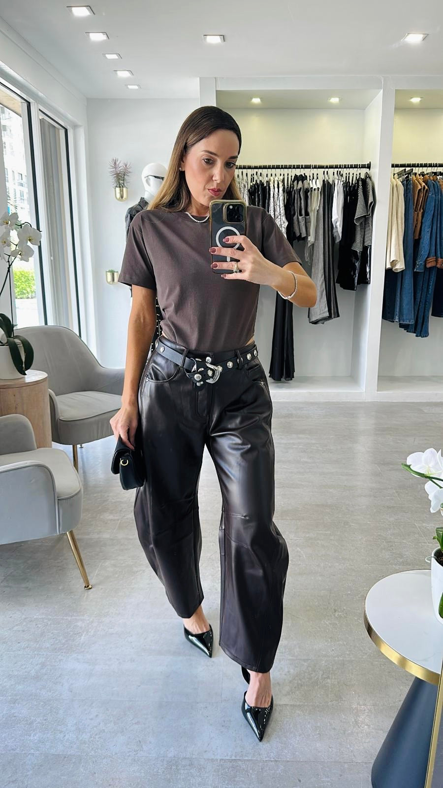 EXPRESSO VEGAN PANTS