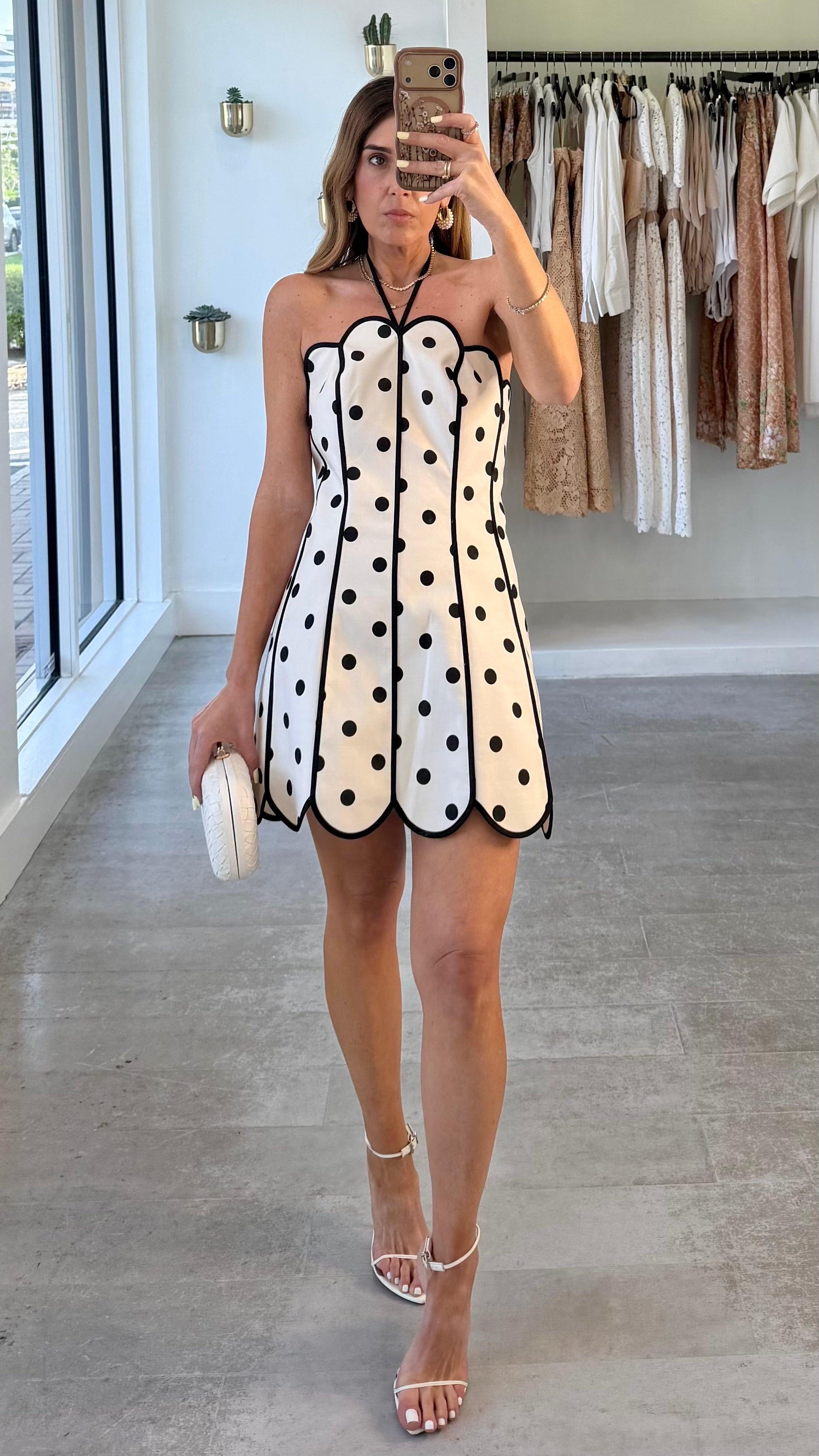 POLKA NOIR DRESS