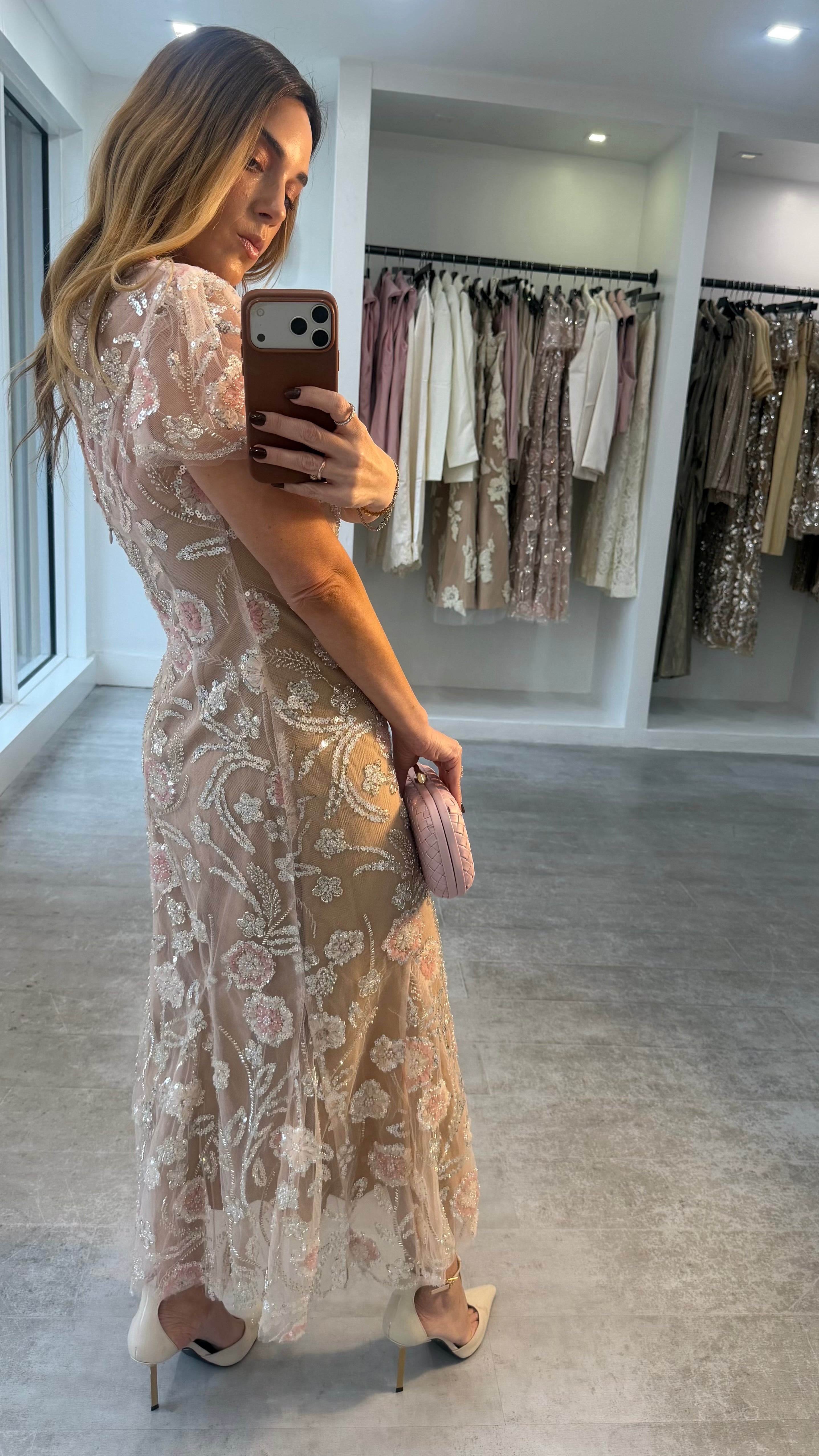 ROSALIE EMBELLISHED DRESS