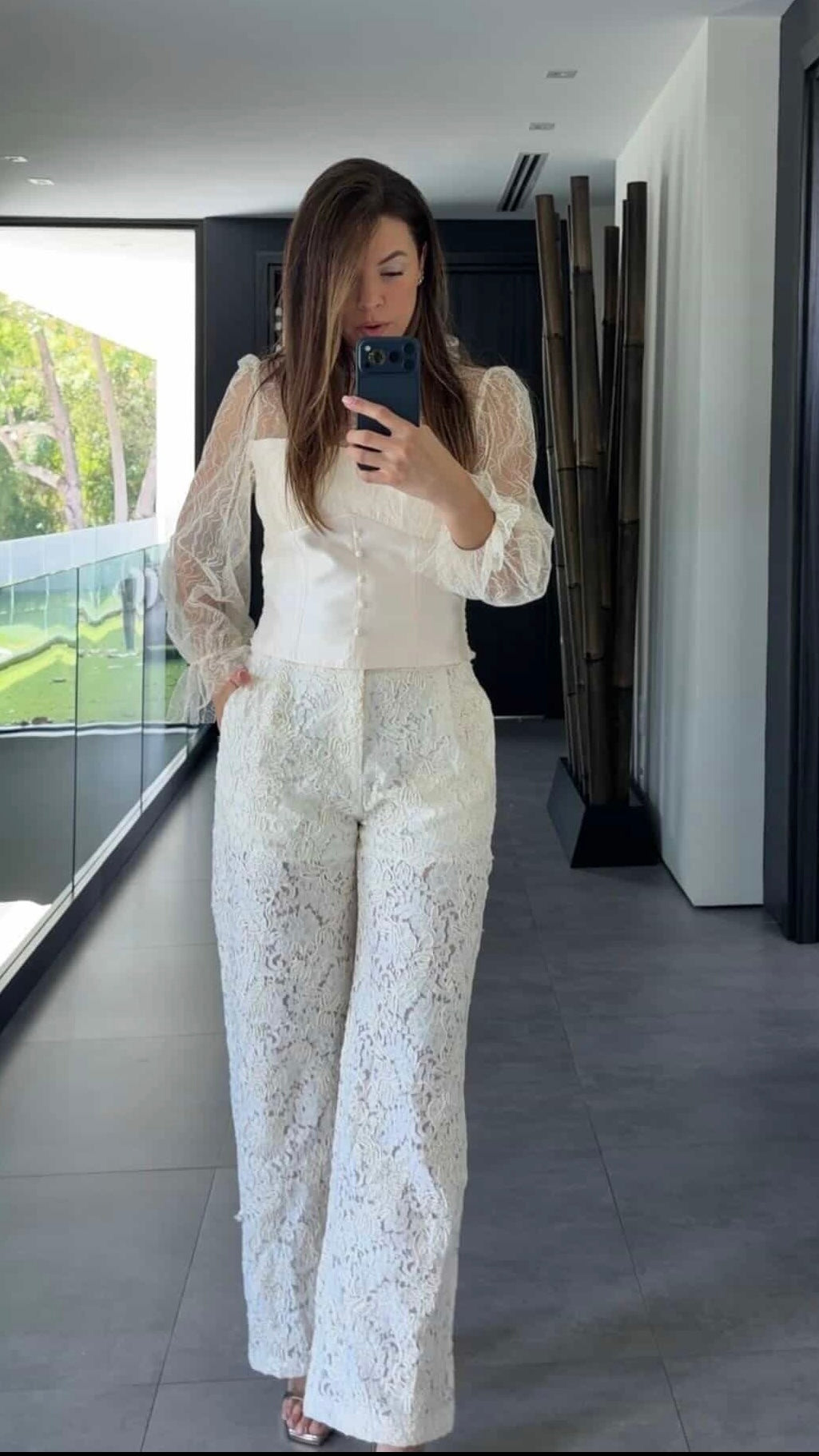 LACE CORSET BLOUSE