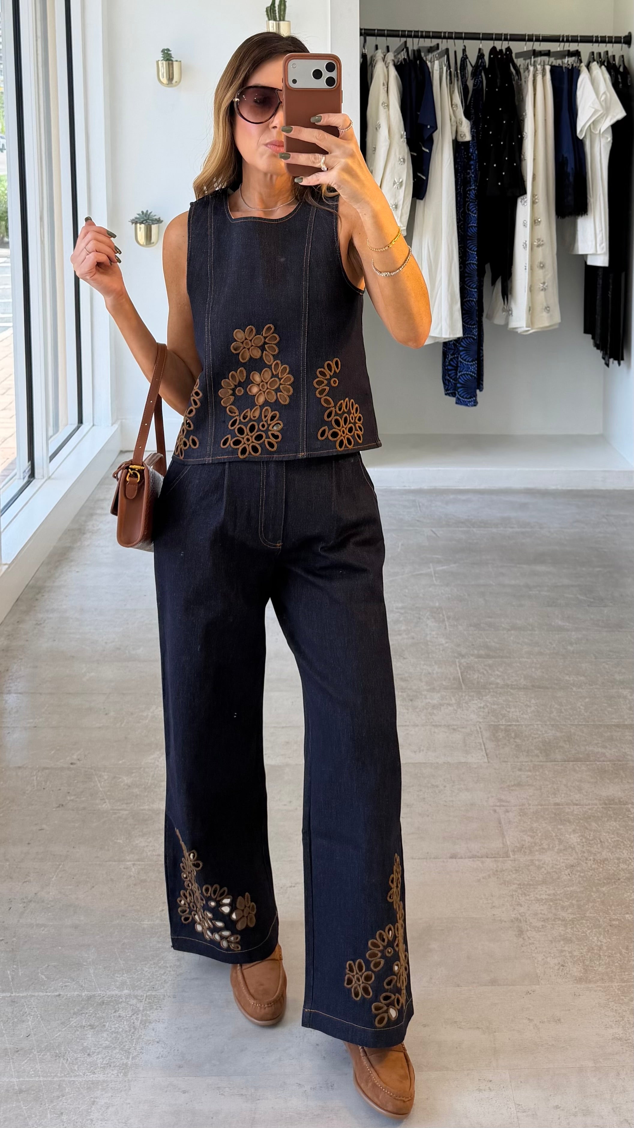 WILDFLOWER DENIM SET