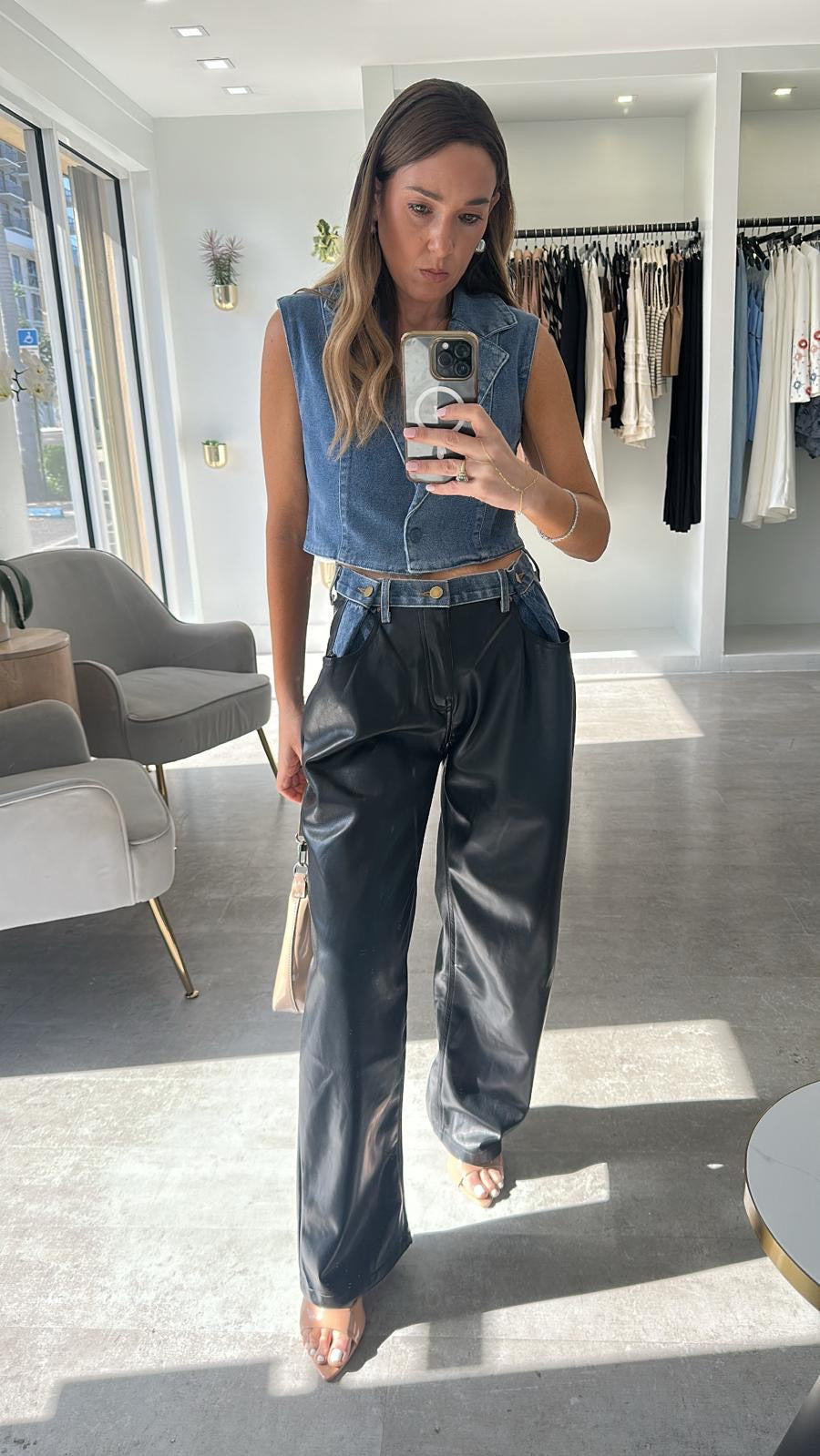 THE POWER DENIM VEST