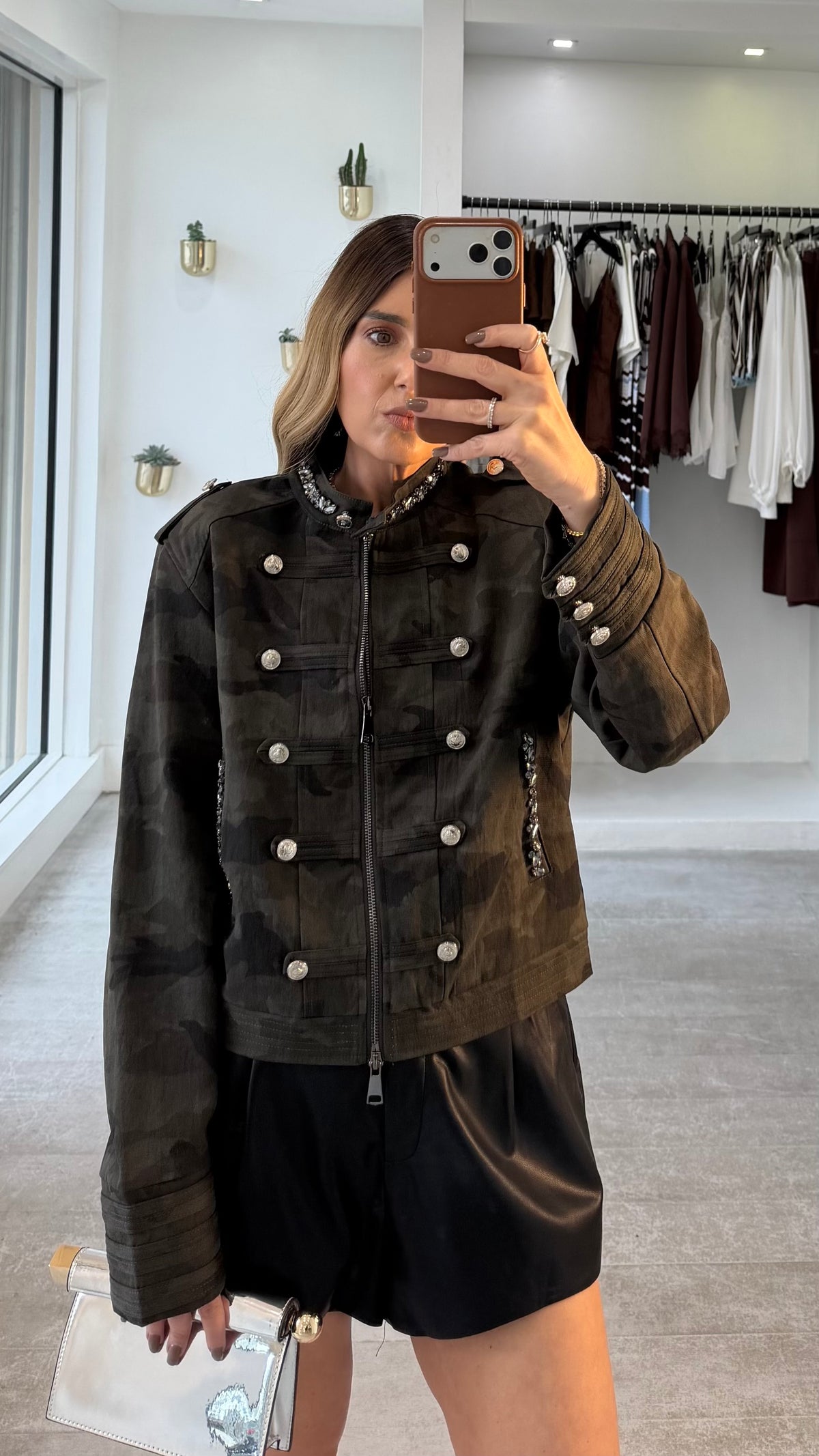 CAMO CRYSTAL JACKET