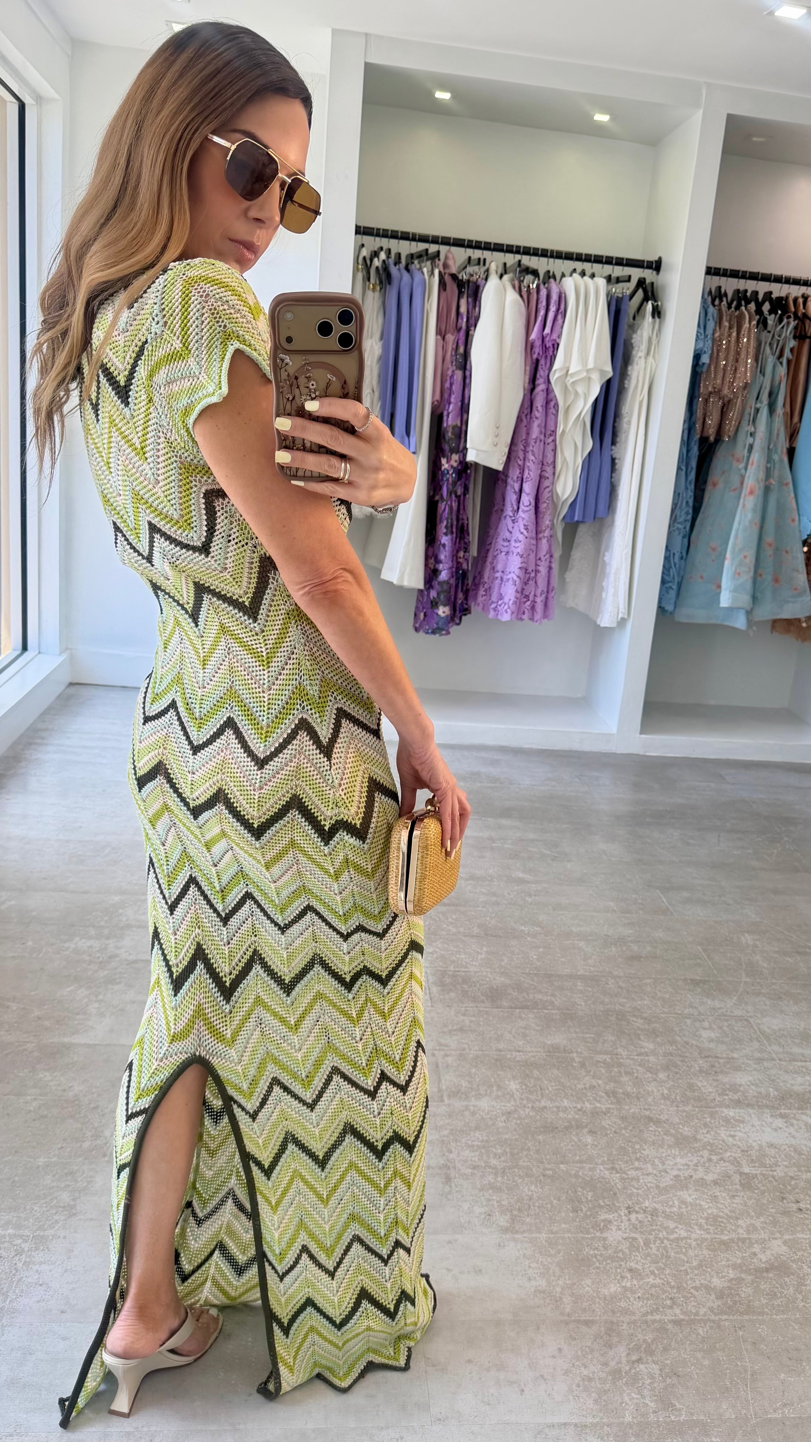 CAPRI ZIGZAG DRESS