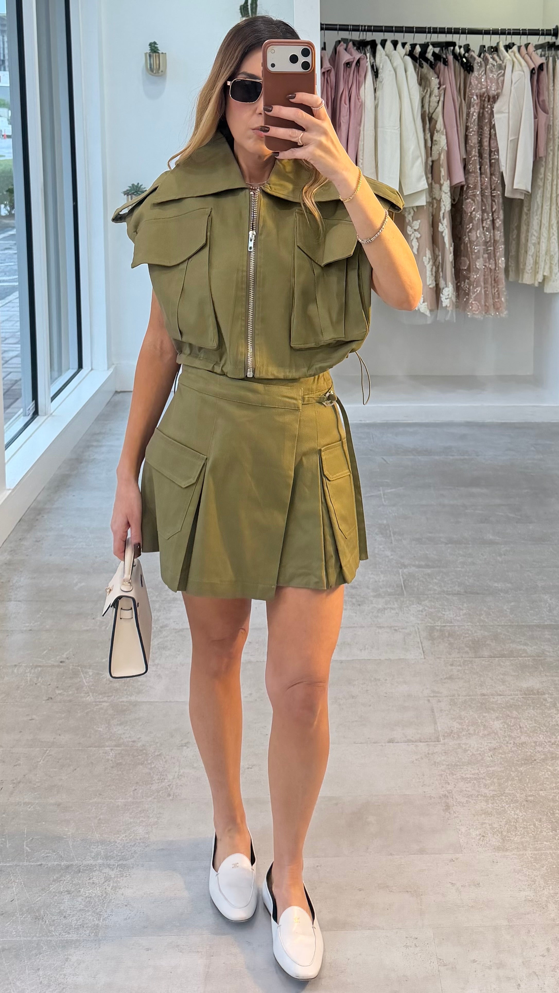 OLIVE UTILITY CARGO SET