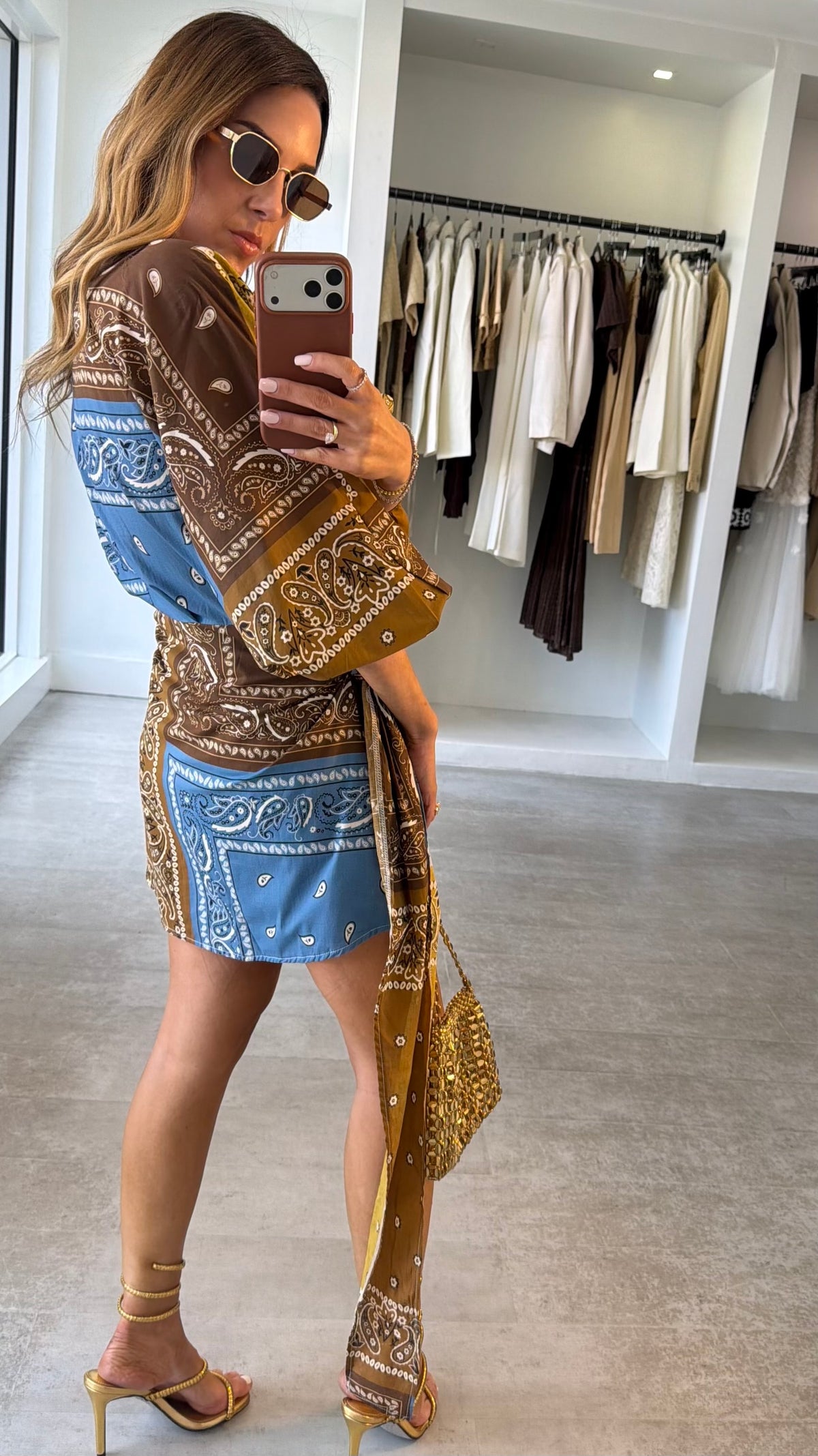 EARTHY BANDANA DRESS