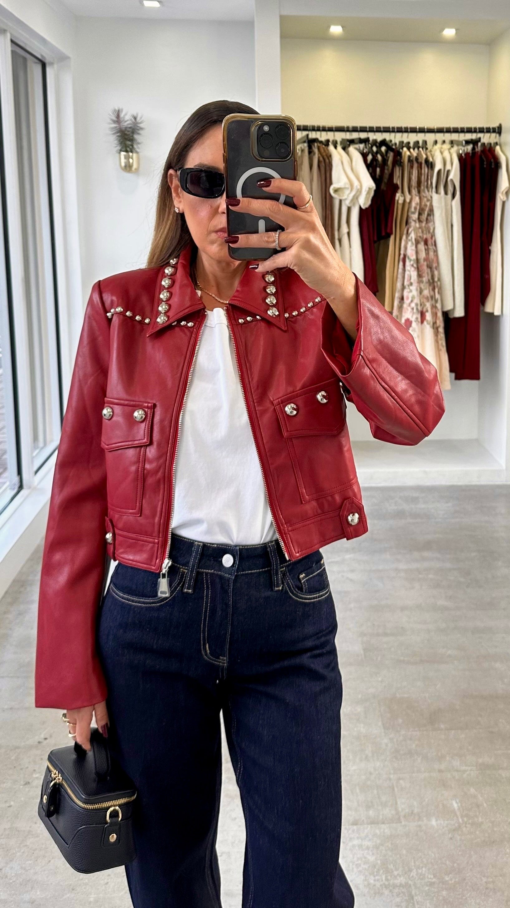 RUBY STUDDED JACKET