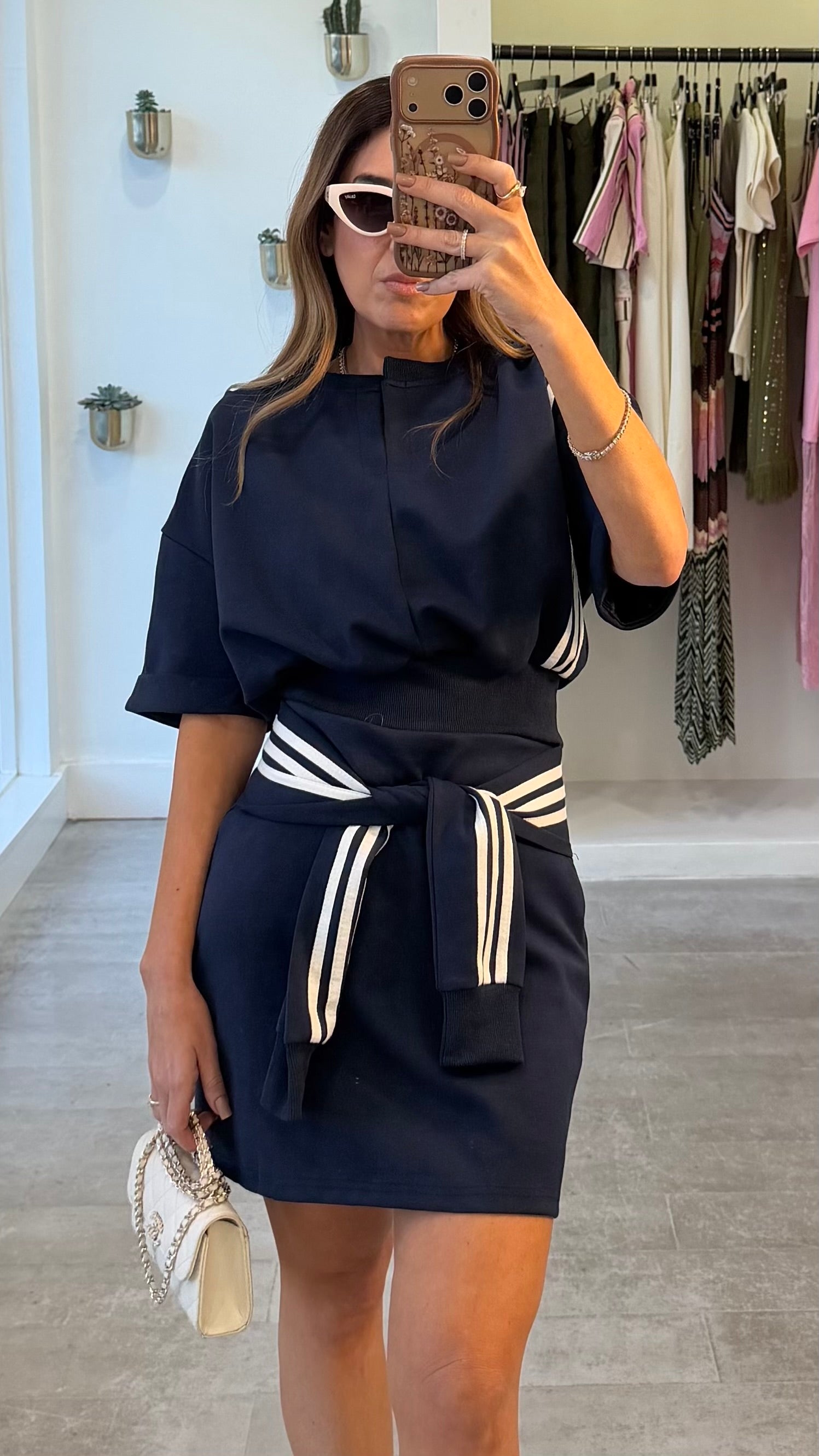 NAVY TENNIS SET