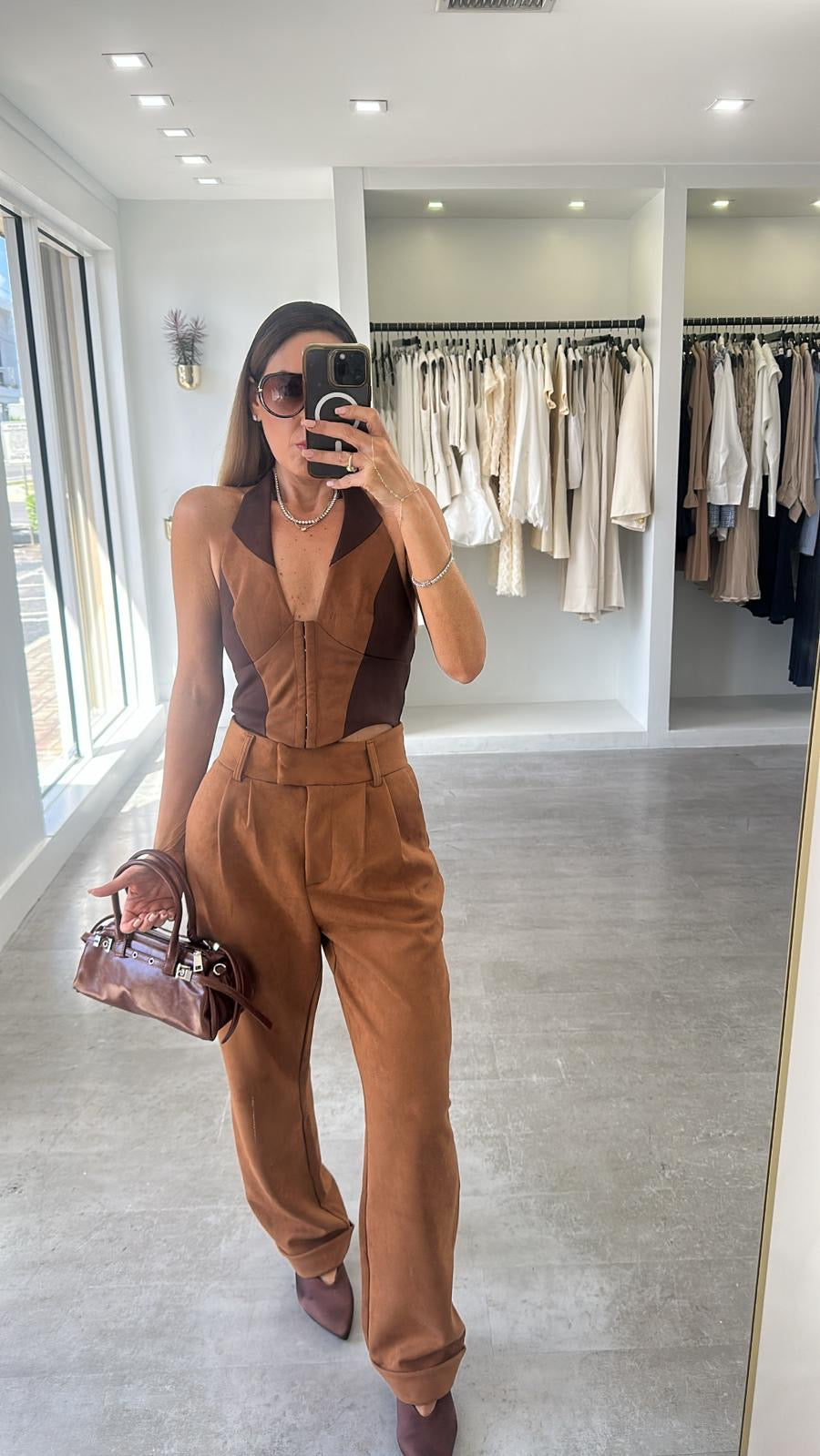 DUO SUEDE CORSET