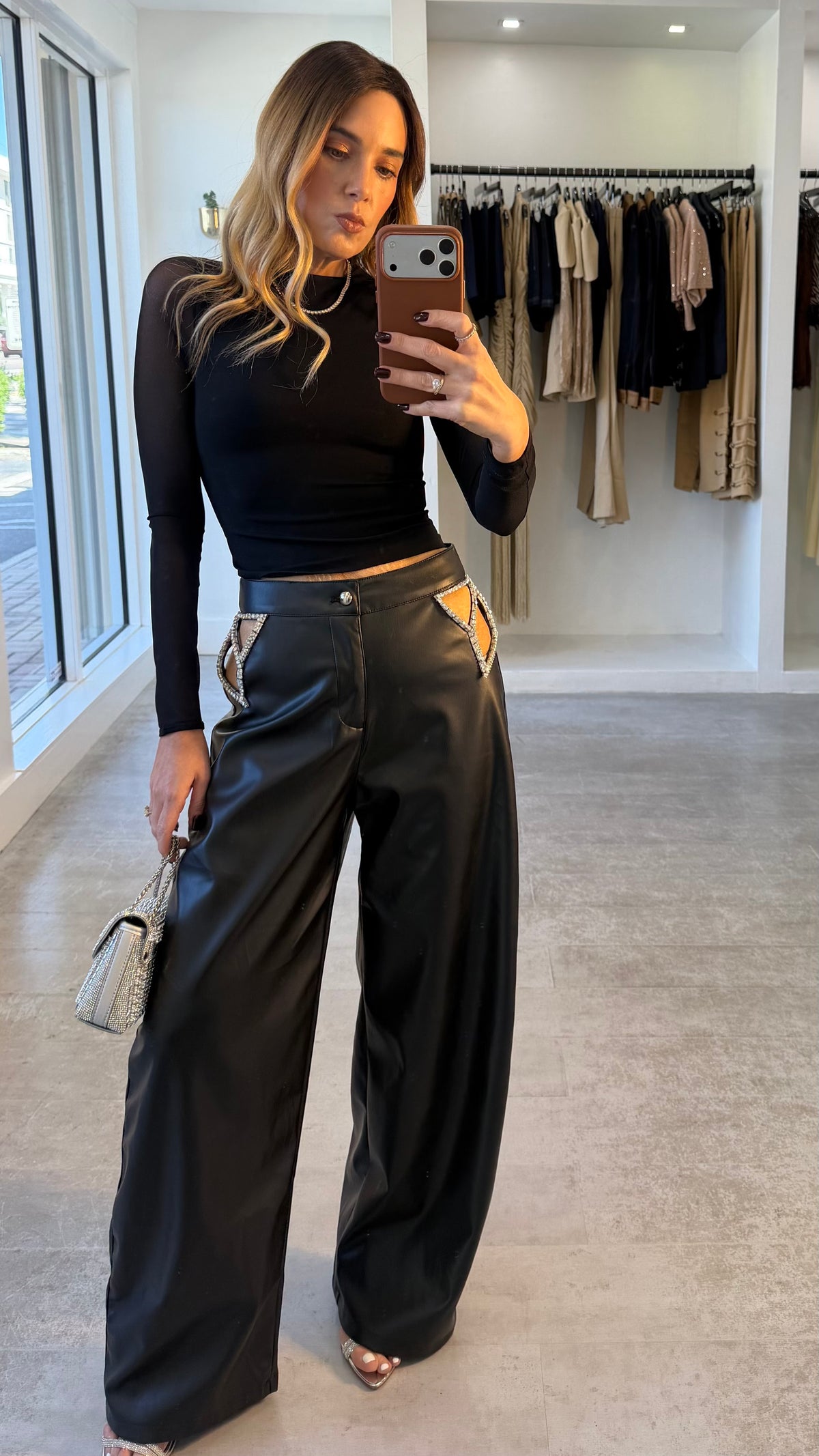 NIGHT MESH TOP