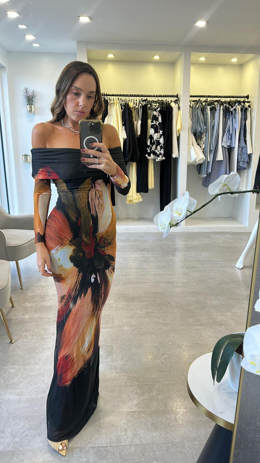 MESH FLOWER MIDI